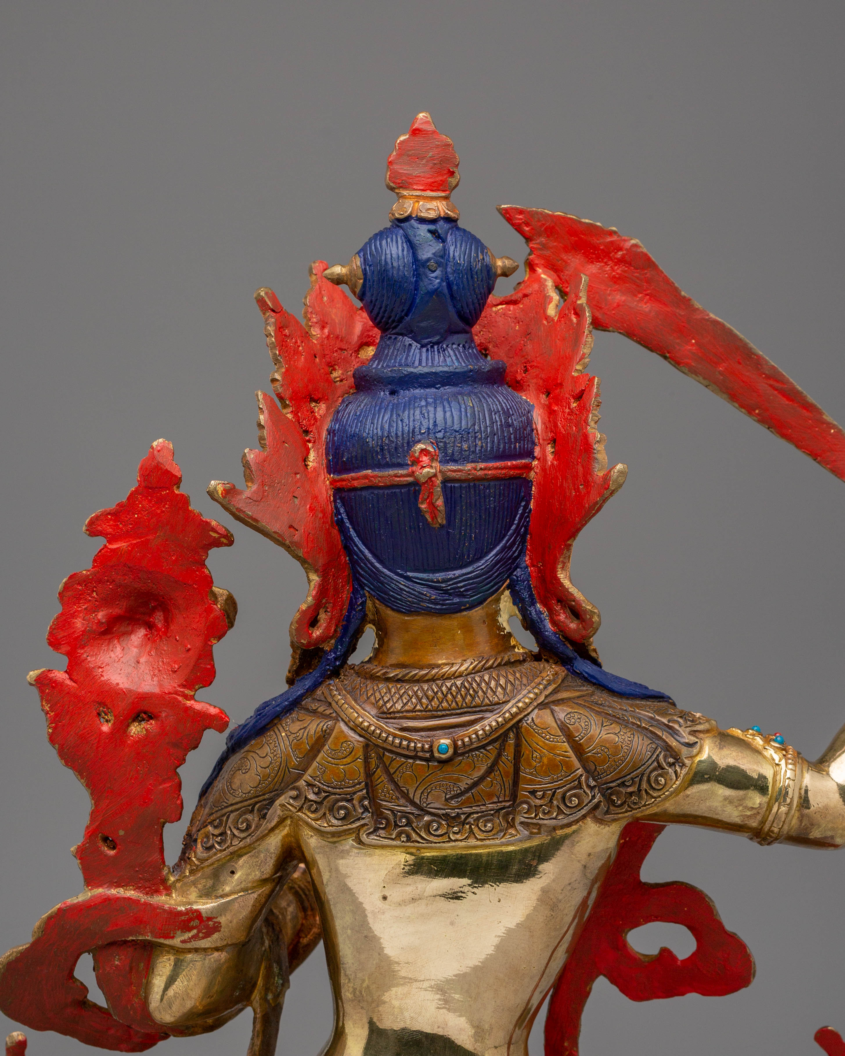 Manjushri Handmade Copper Statue | Buddhist Bodhisattva of Wisdom