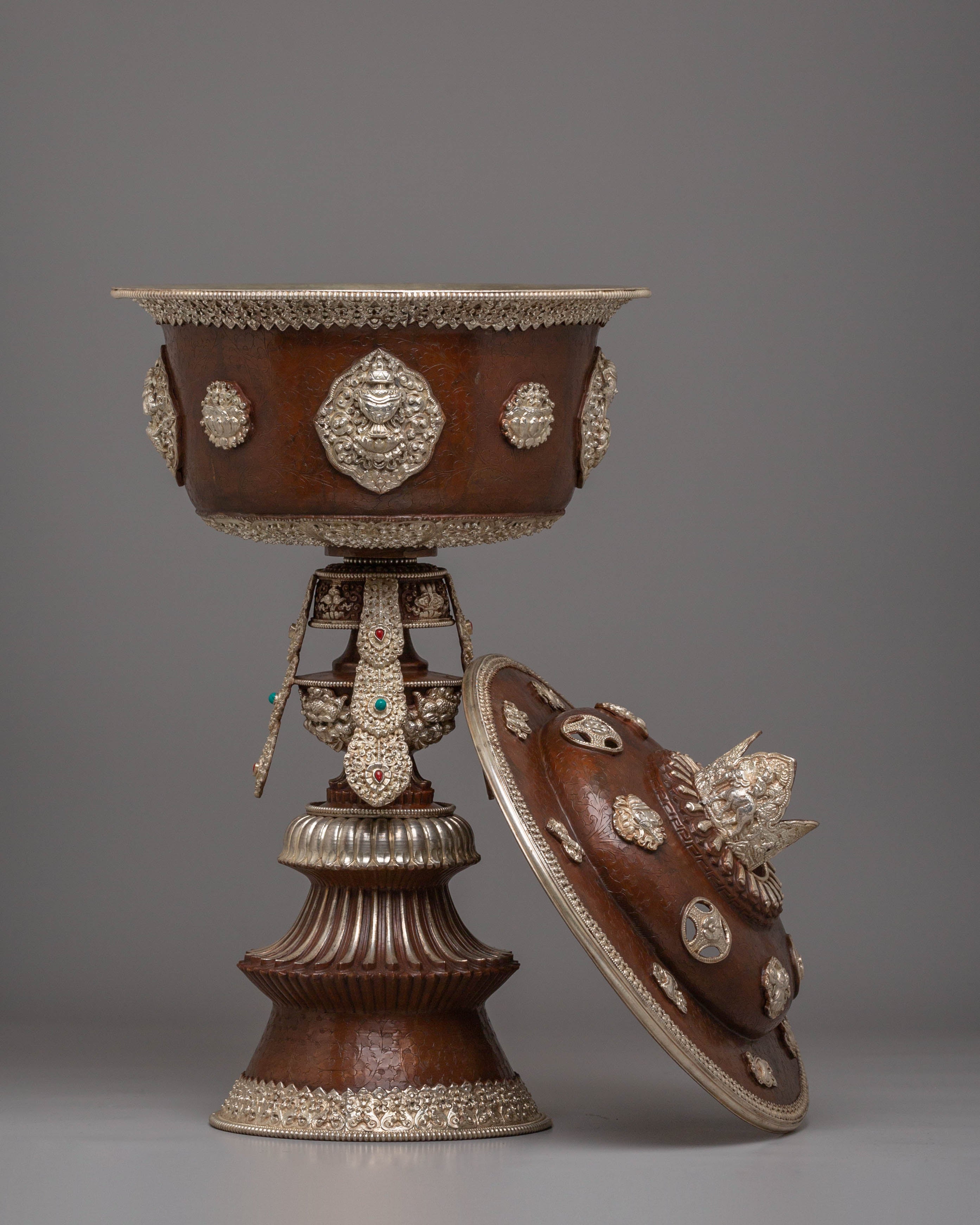 Sacred Tibetan Light Butter Lamp | Handmade Spiritual Decor