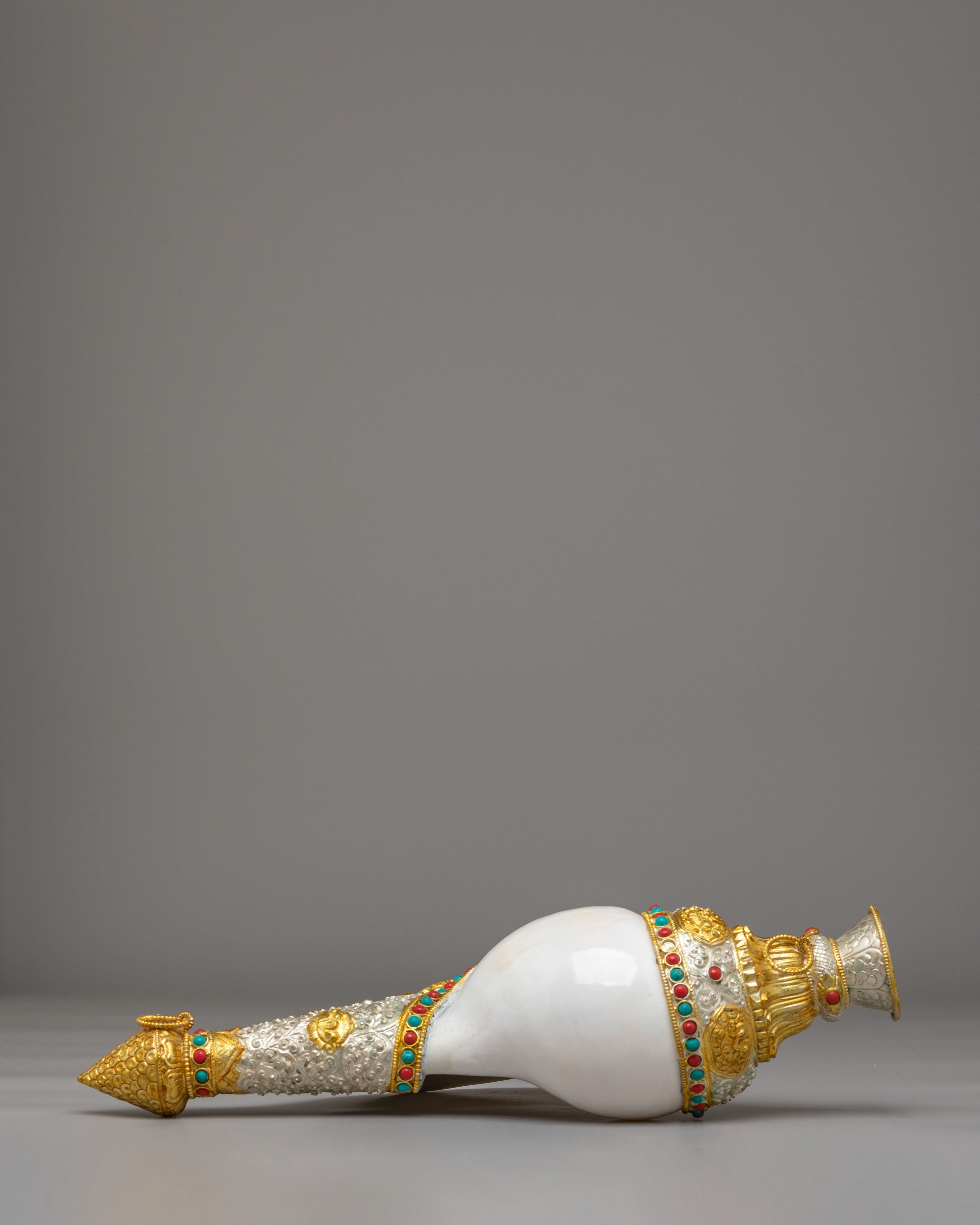 Handmade Conch for Ritual | Conch Shell for Puja