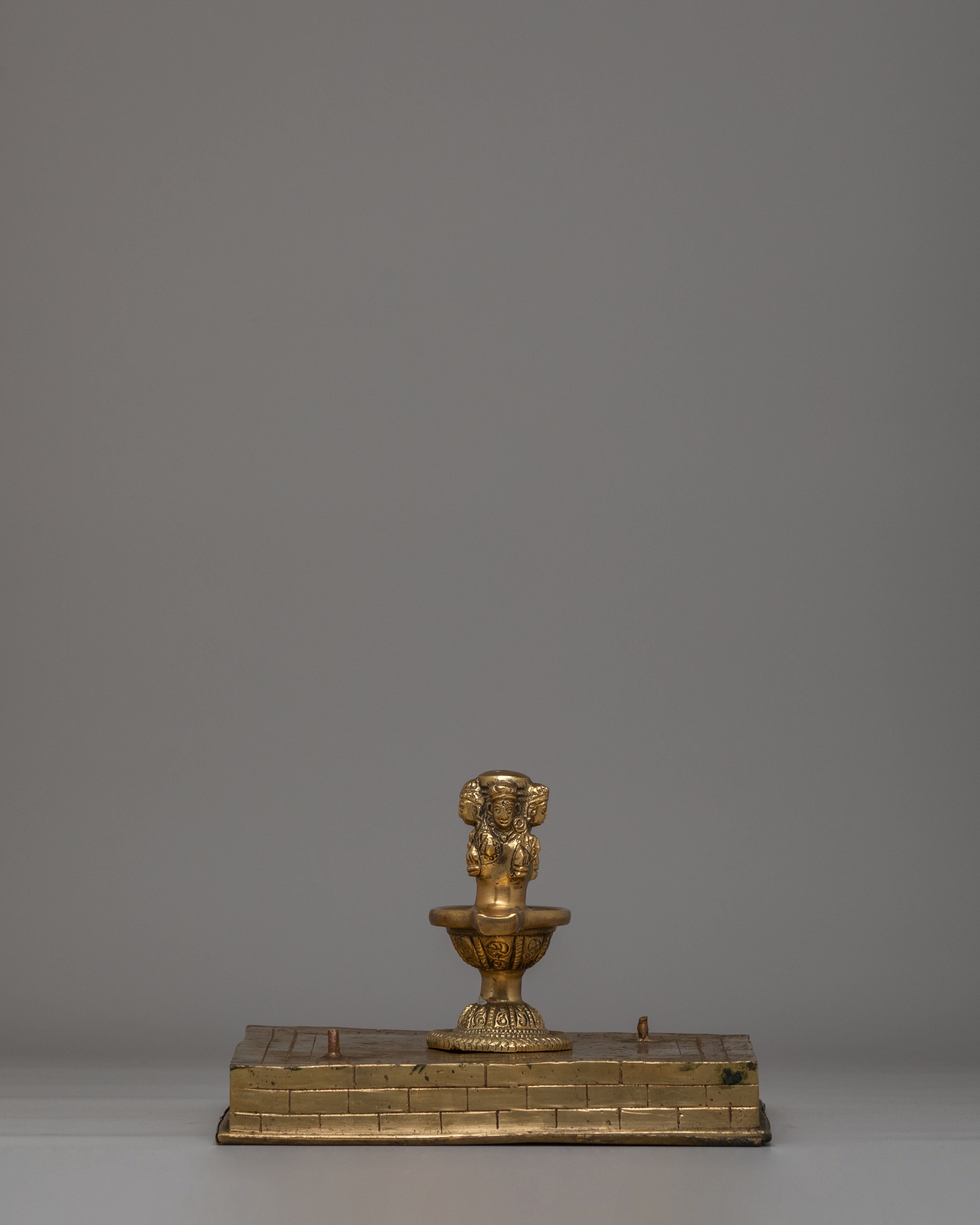 Traditional Pashupatinath Temple Sculpture | Handcrafted Brass Statue