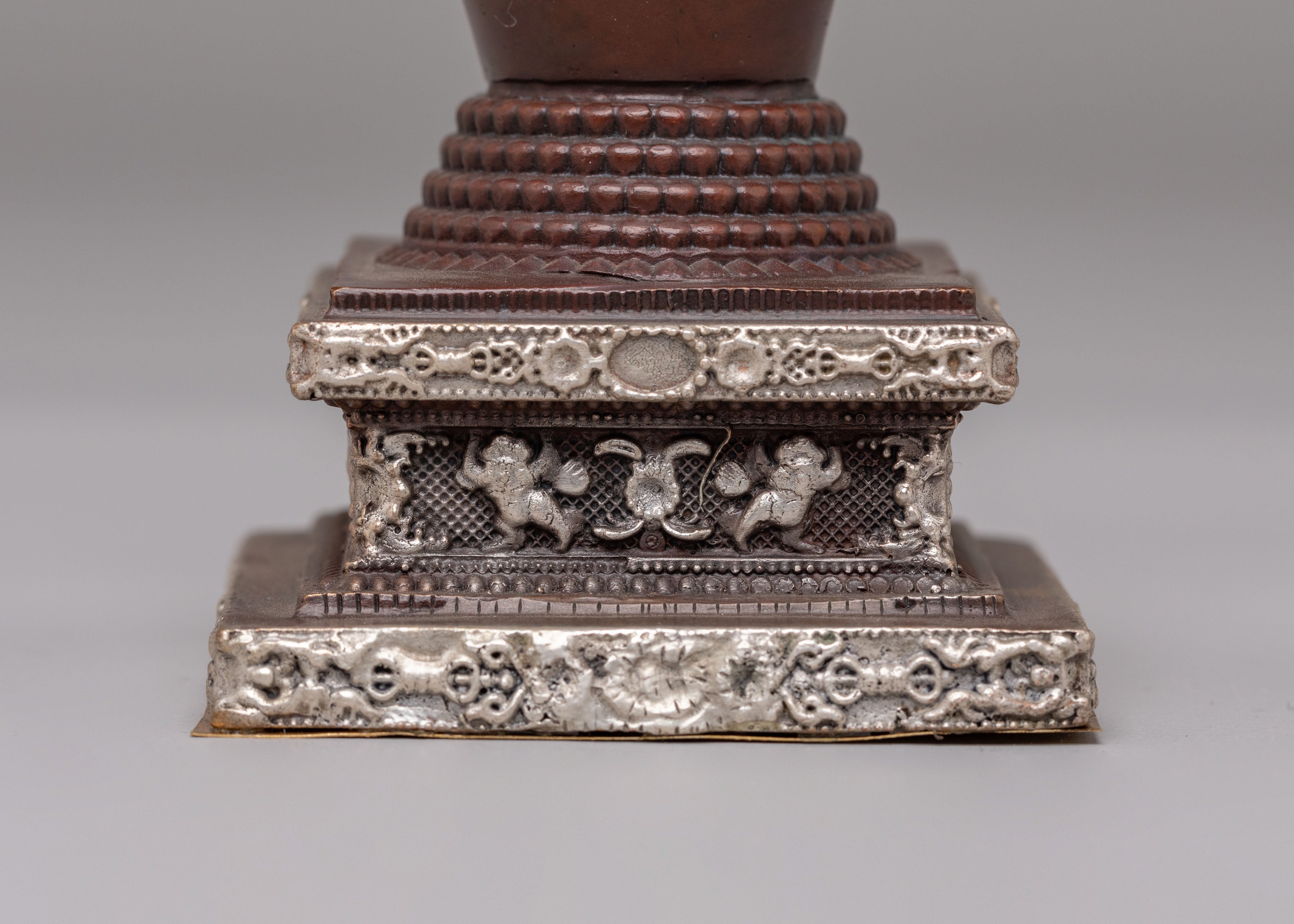 Handcrafted Lotus Blossom Stupa | Symbol of Enlightenment