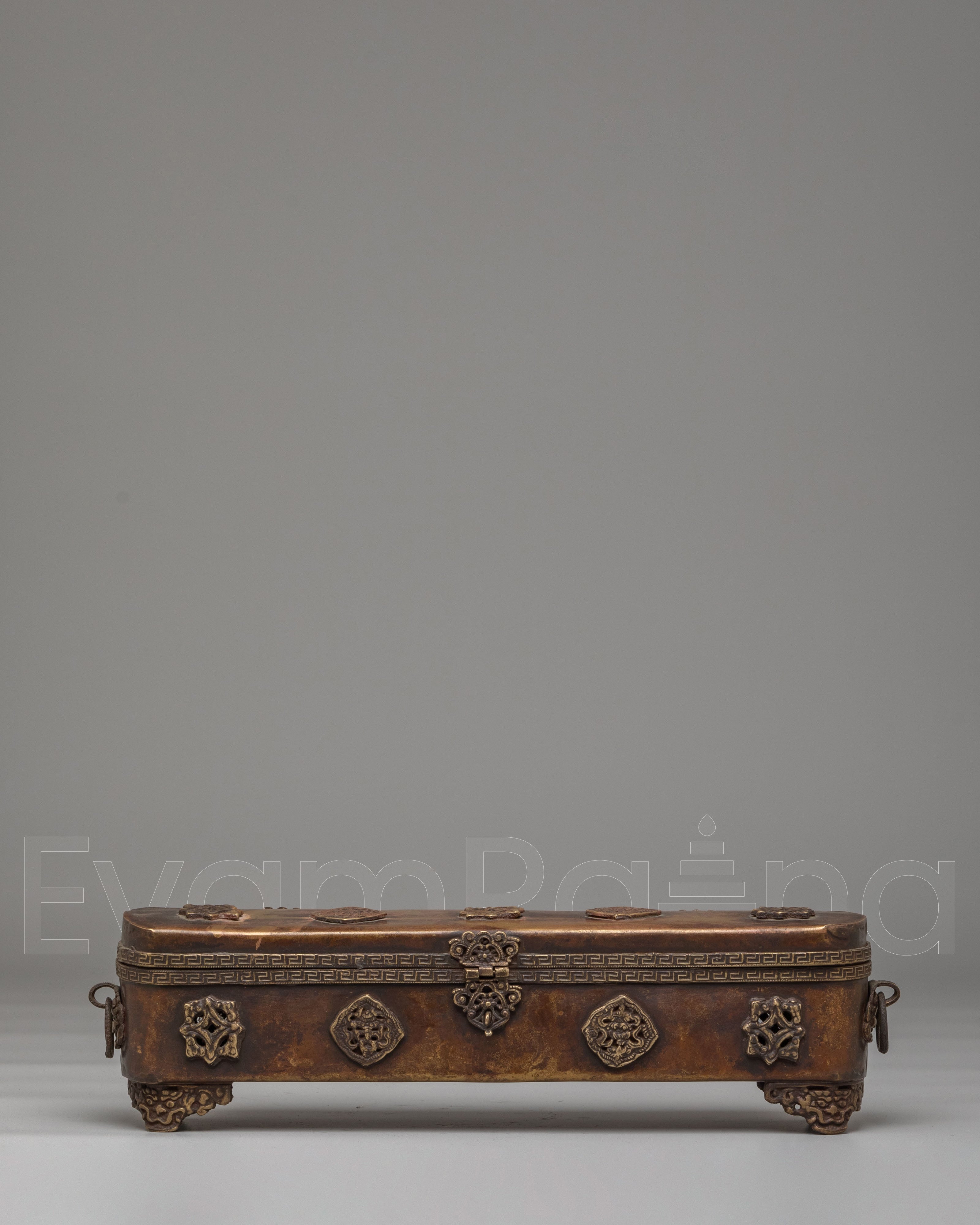 Traditional Tibetan Incense Box | Himalayan Altar Decor