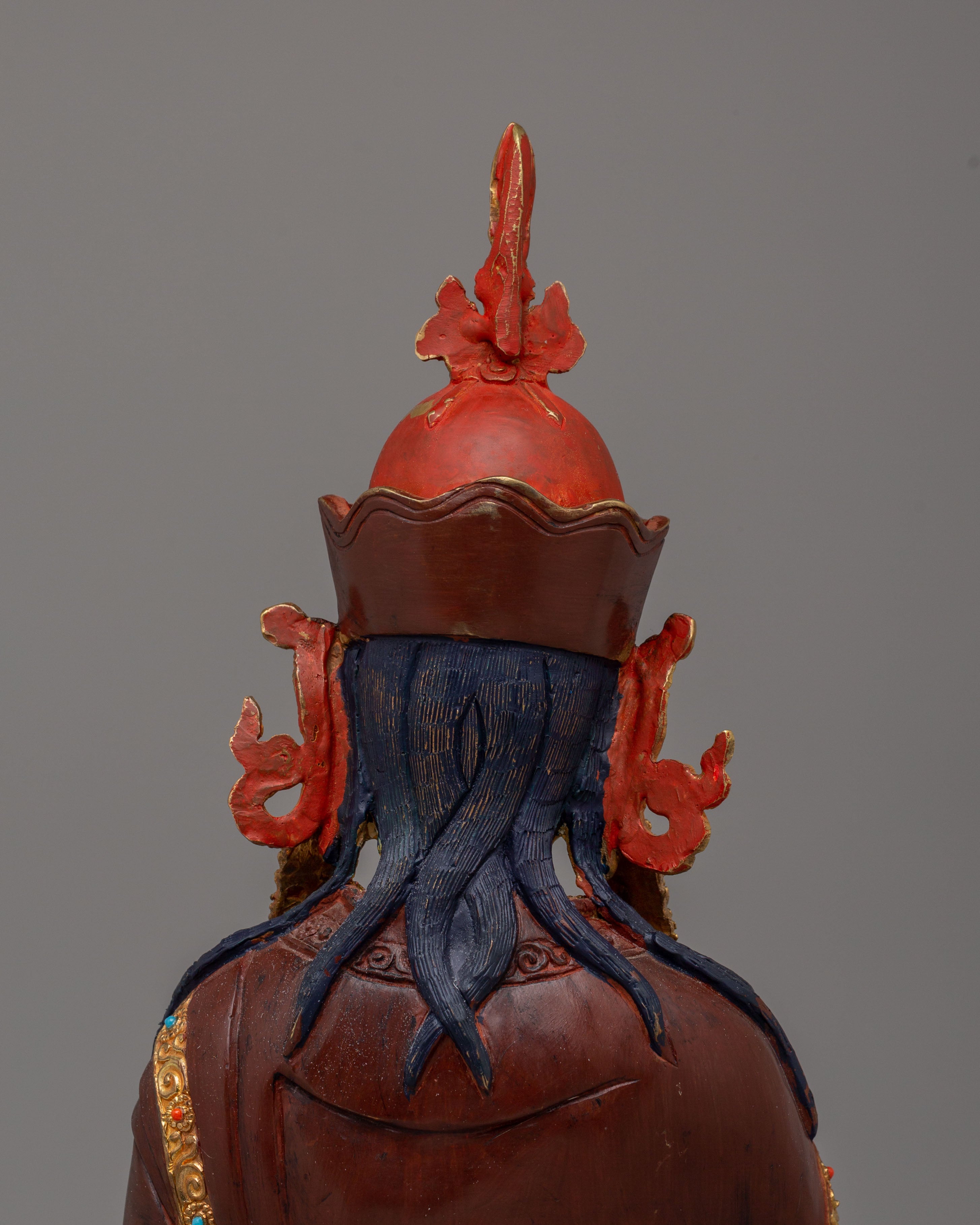 Traditional Guru Padmasambhava Statue | A Sacred Tibetan Masterpiece