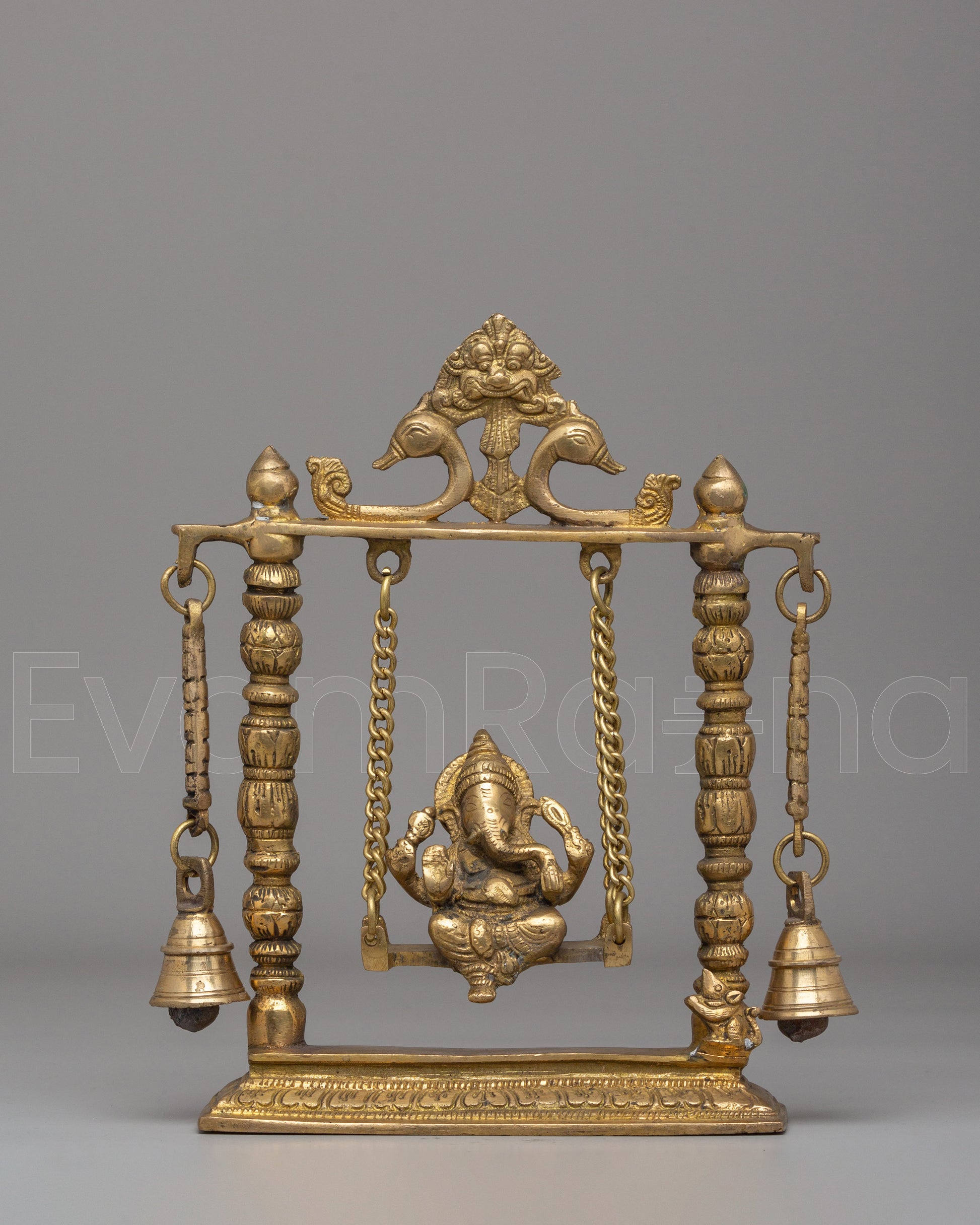 Handmade Ritual Ganesh on Swing