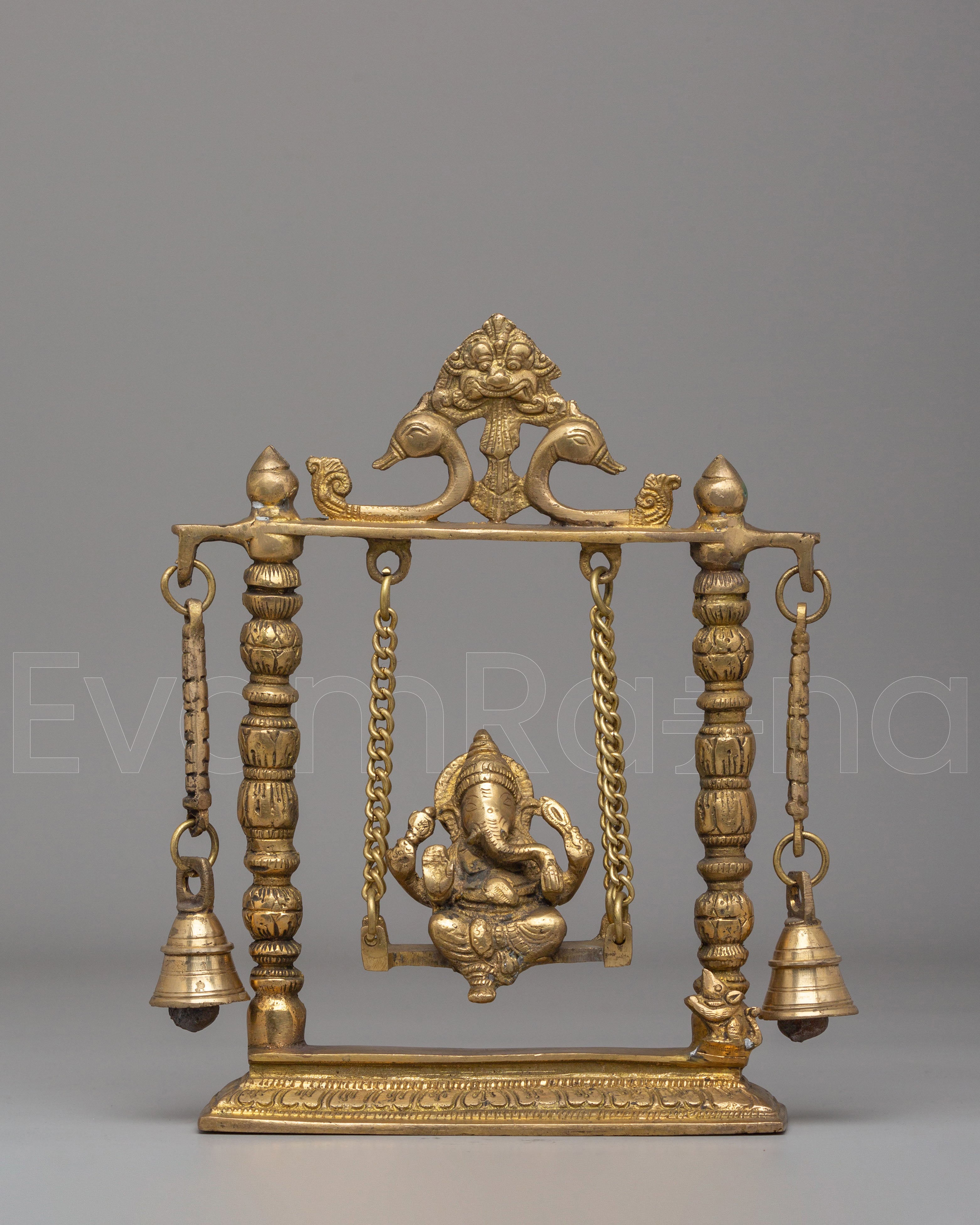 Handmade Ritual Ganesh on Swing