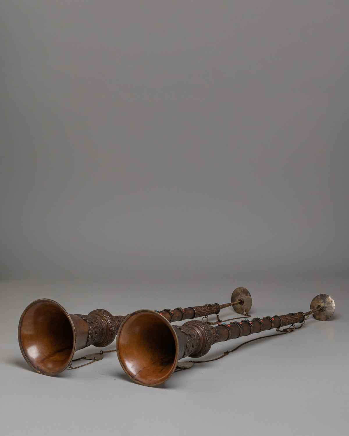Tibetan Ritual Gyaling Set | Handcrafted Buddhist Instrument