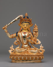 Sacred Flaming Sword Manjushri Statue