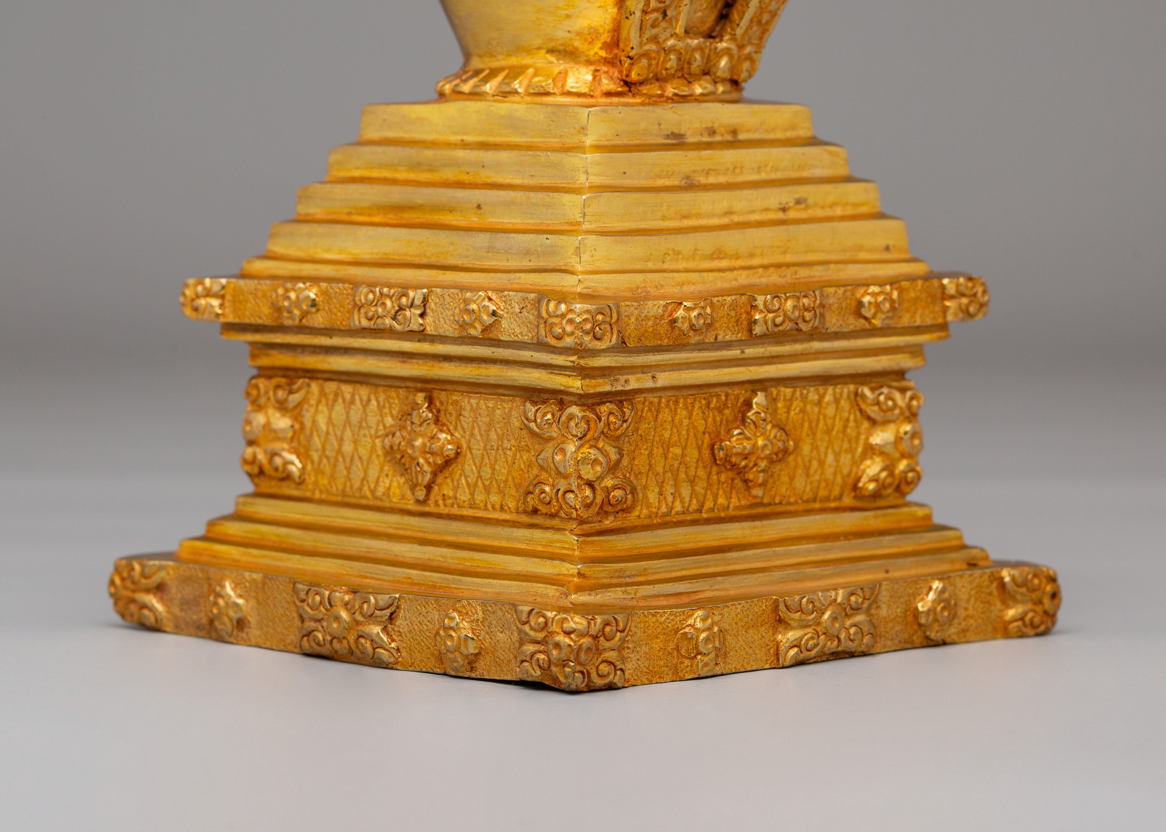 Handmade Sacred Stupa | Traditional Tibetan Artwork