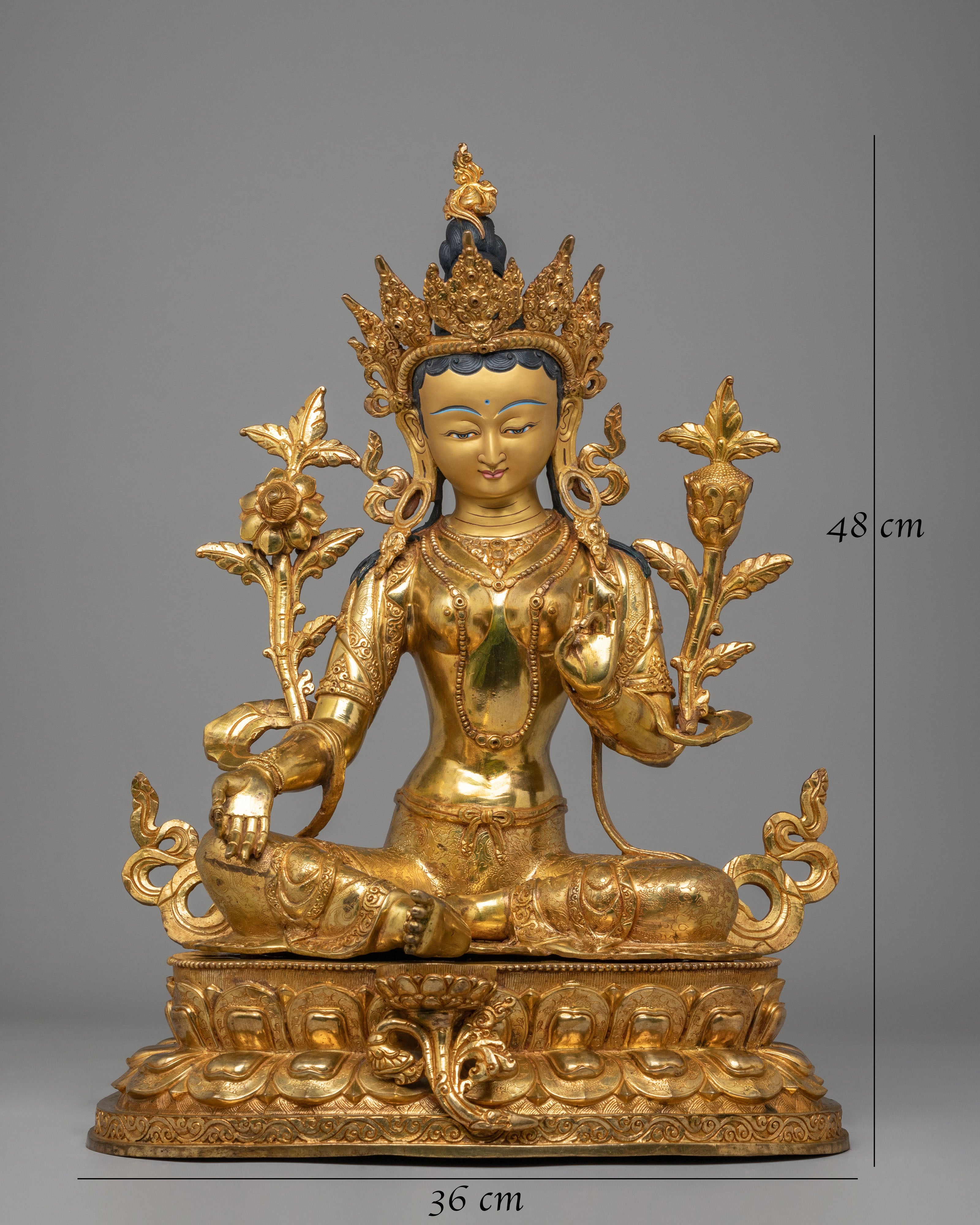 Mother Shyama Tara Dharma Statue | The Green Tara Statue