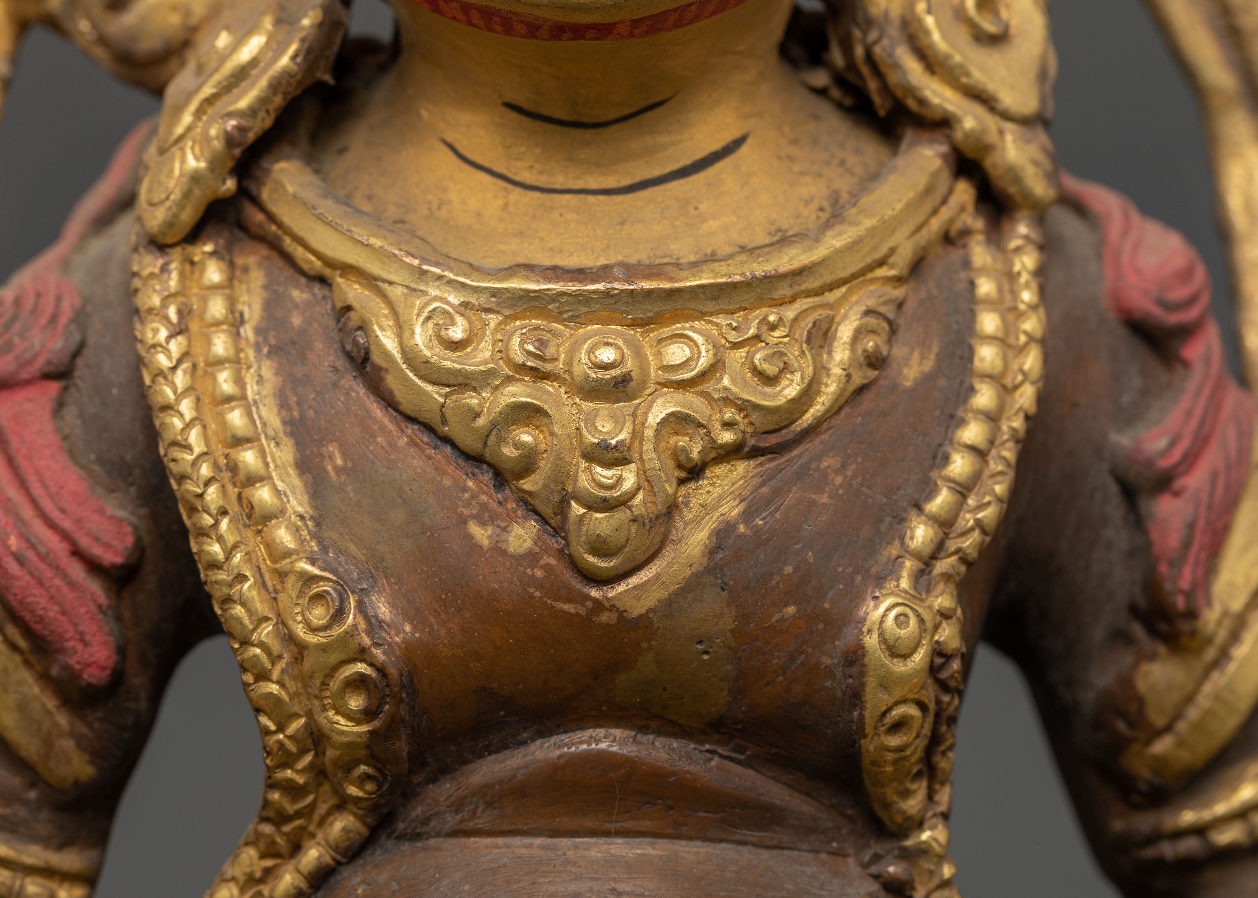 Spiritual Dzambhala Deity Statue | Wealth Deity Sculpture