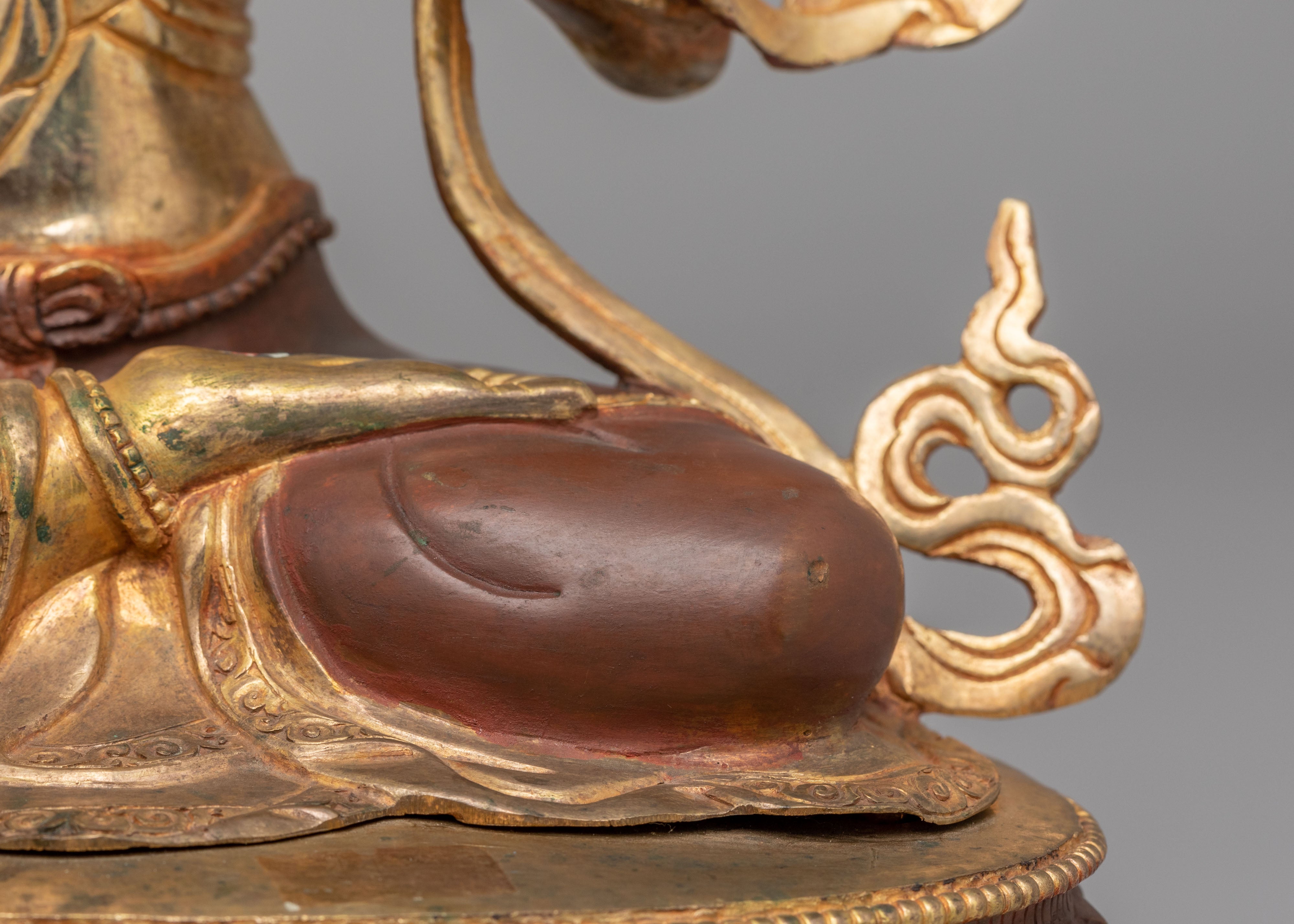 Tibetan White Tara Healing Sculpture | Spiritual Healing Statue