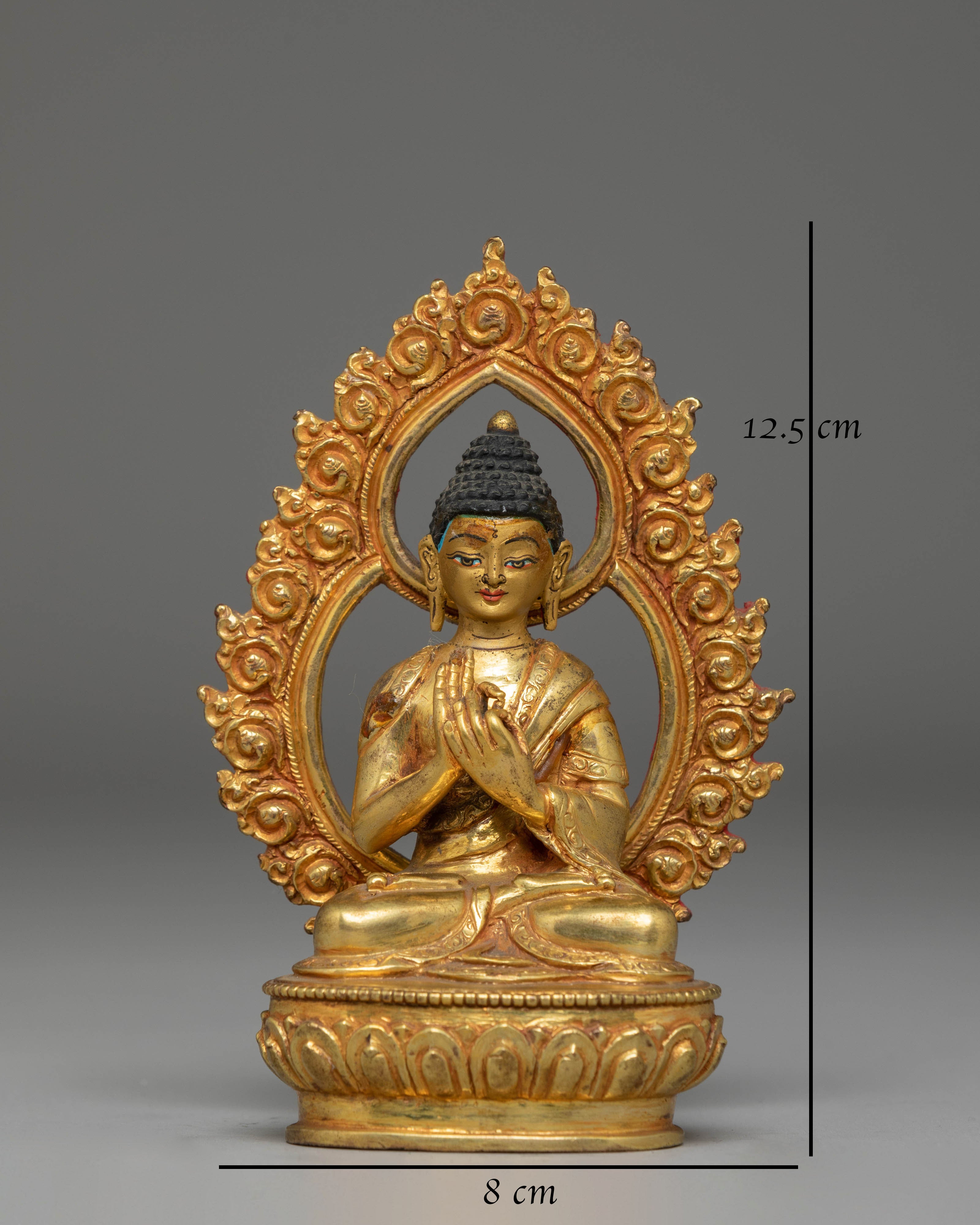 Handmade Vairocana Buddha Handcrafted Statue | Tibetan Enlightenment Art