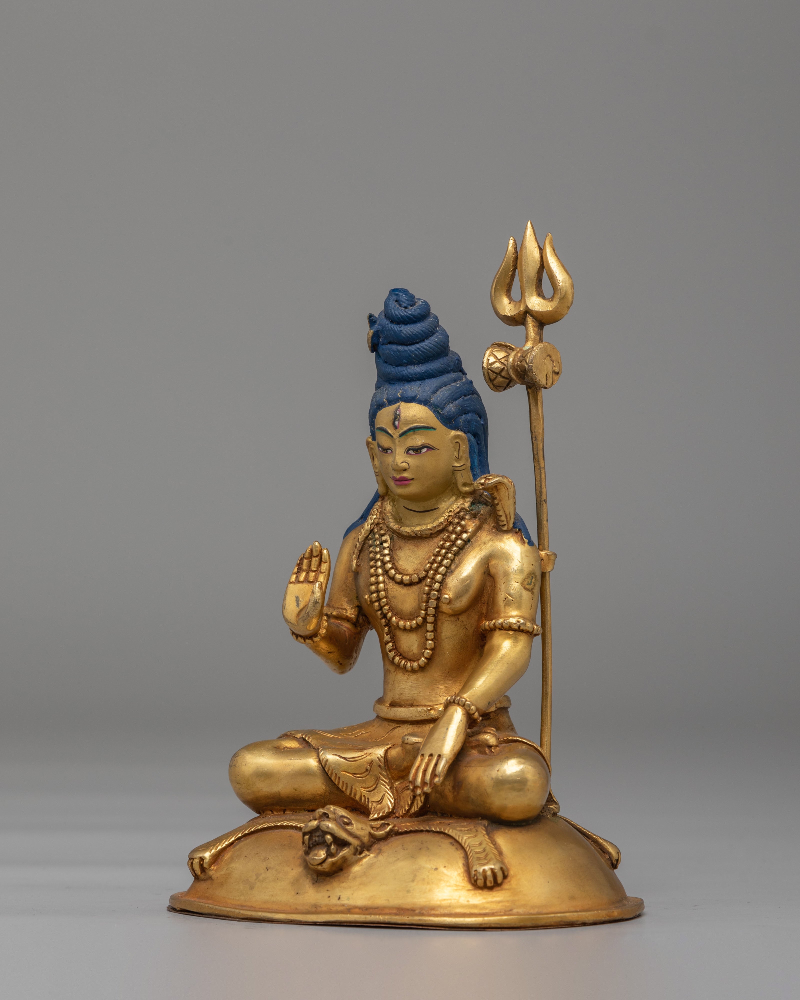 Handmade Shiva Statue | Hindu Deity Figurine