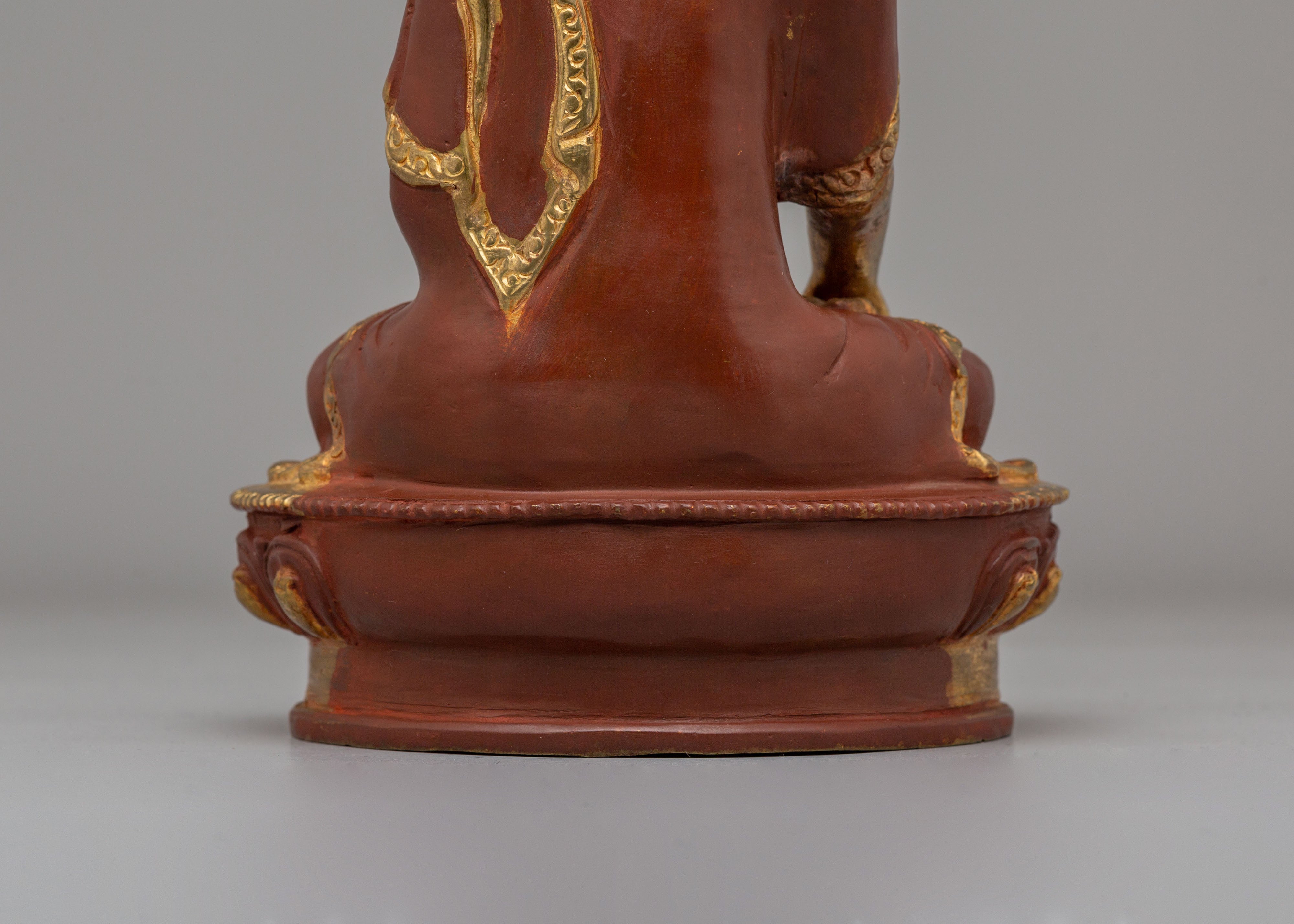 Traditional Altar Shakyamuni Buddha Statue | Handmade Spiritual Decor