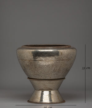 Buddhist Golpa Art | Spiritual Decorative Bowl for Meditation