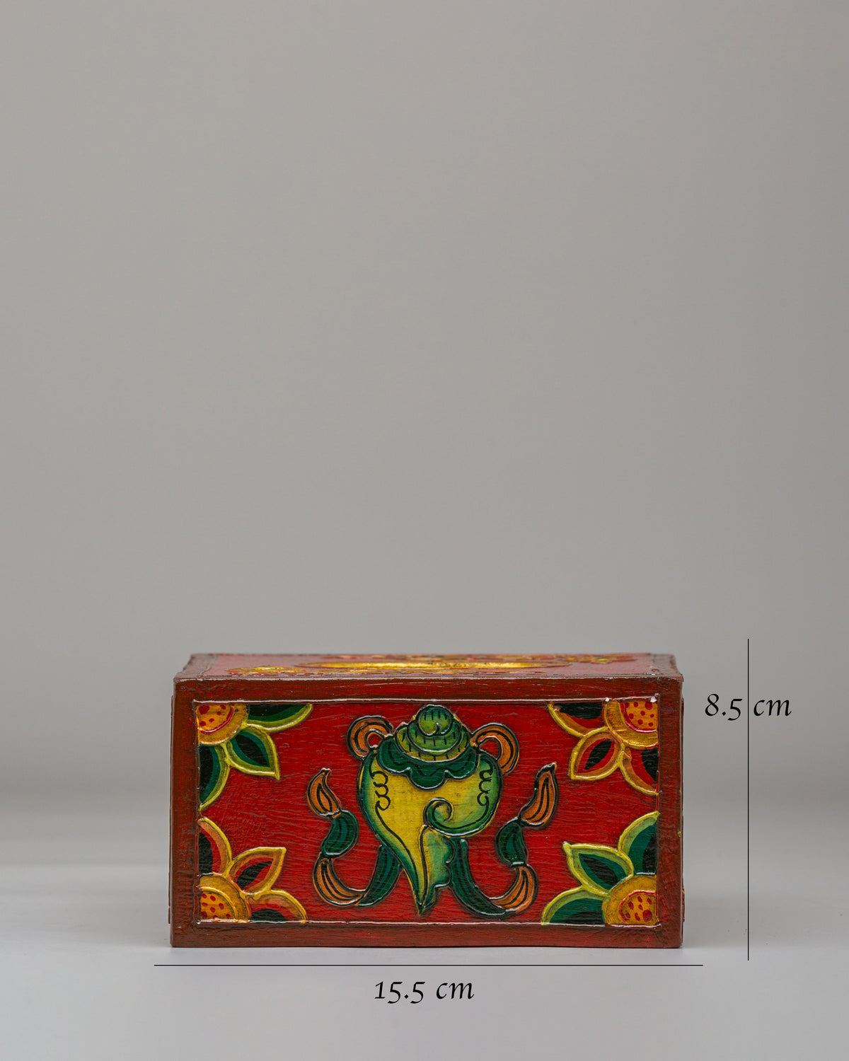 Tibetan Decorative Tissue Box | Handcrafted Wooden Tissue Holder