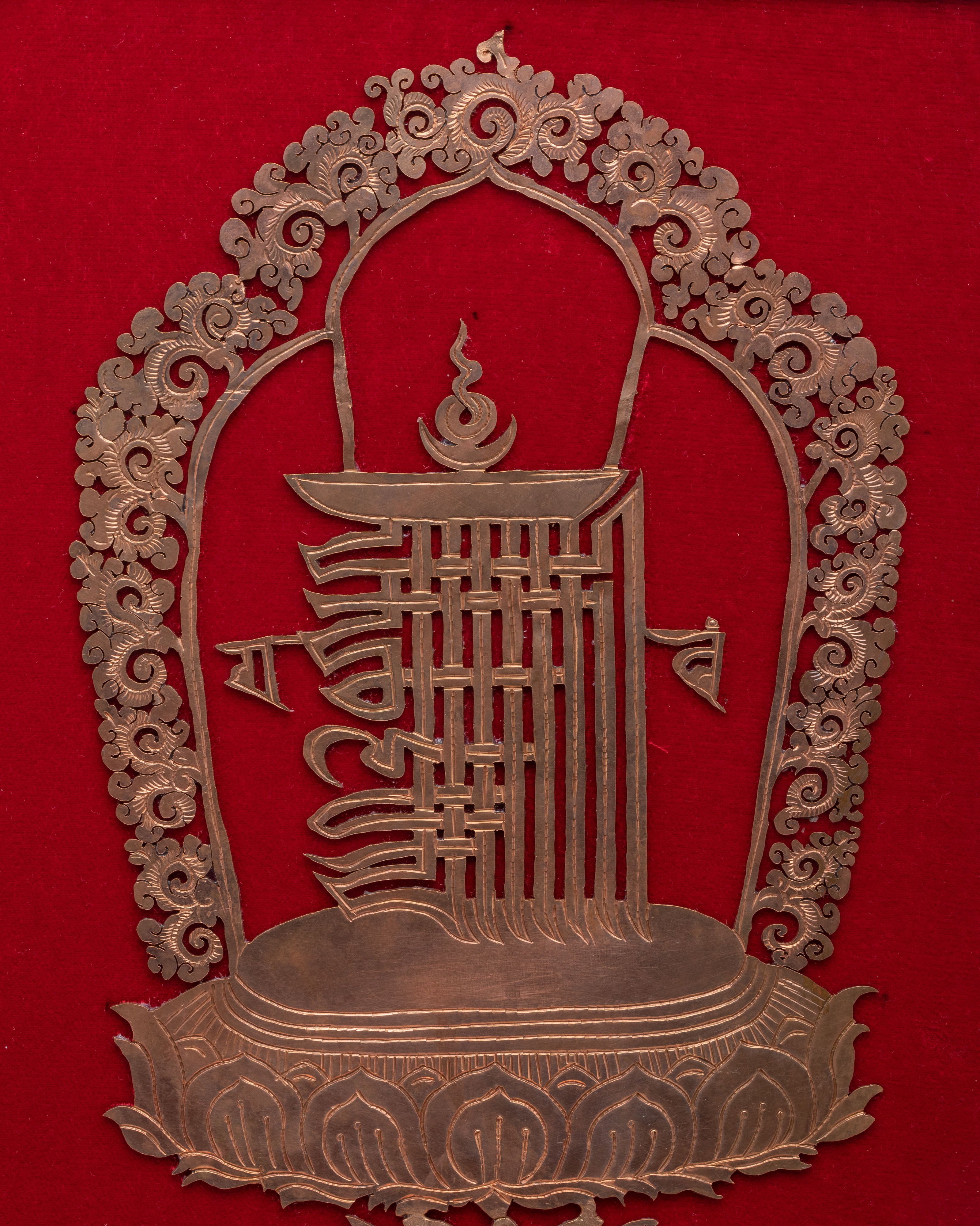 Kalachakra Wall Hanging in Frame | Tibetan Artwork for Meditation