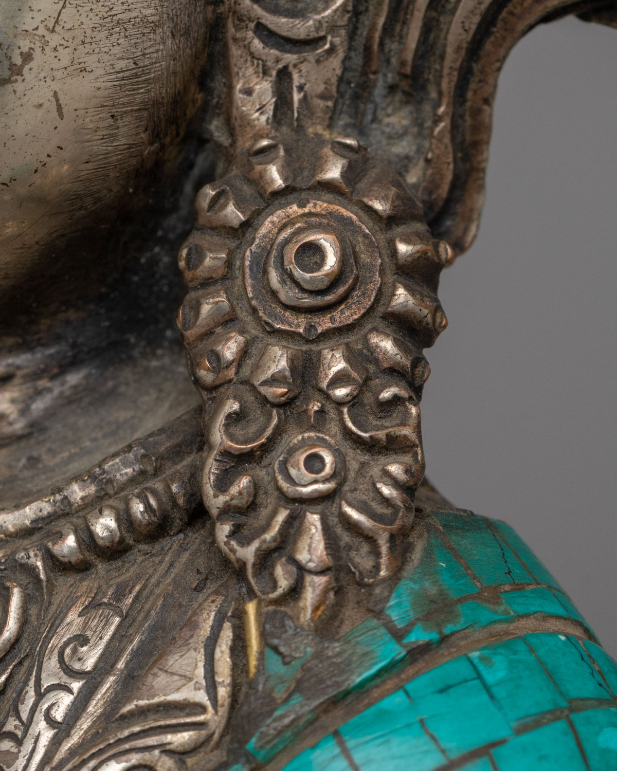 Crown Shakyamuni Buddha Altar Statue | Buddhist Altar Decor