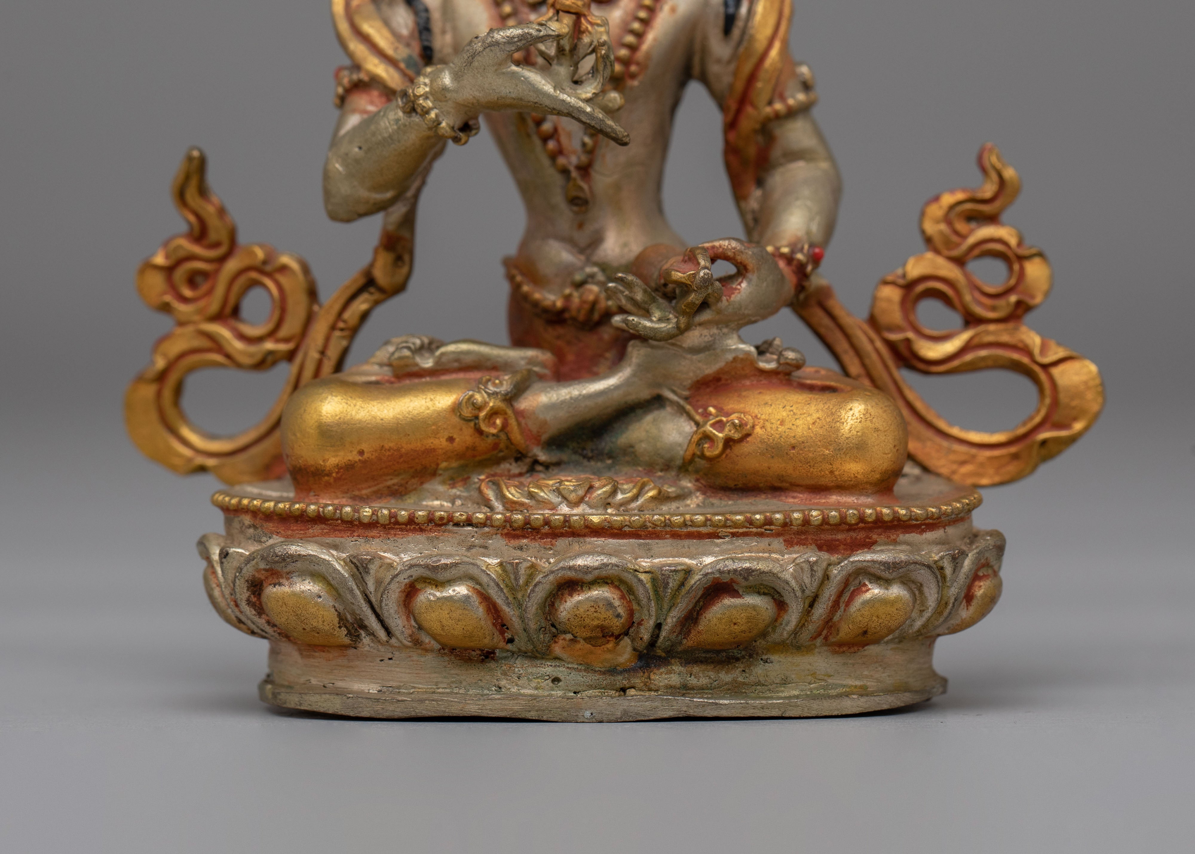 Tibetan Sacred Vajrasattva Statue | Handmade Buddhist Art for Meditation & Blessings