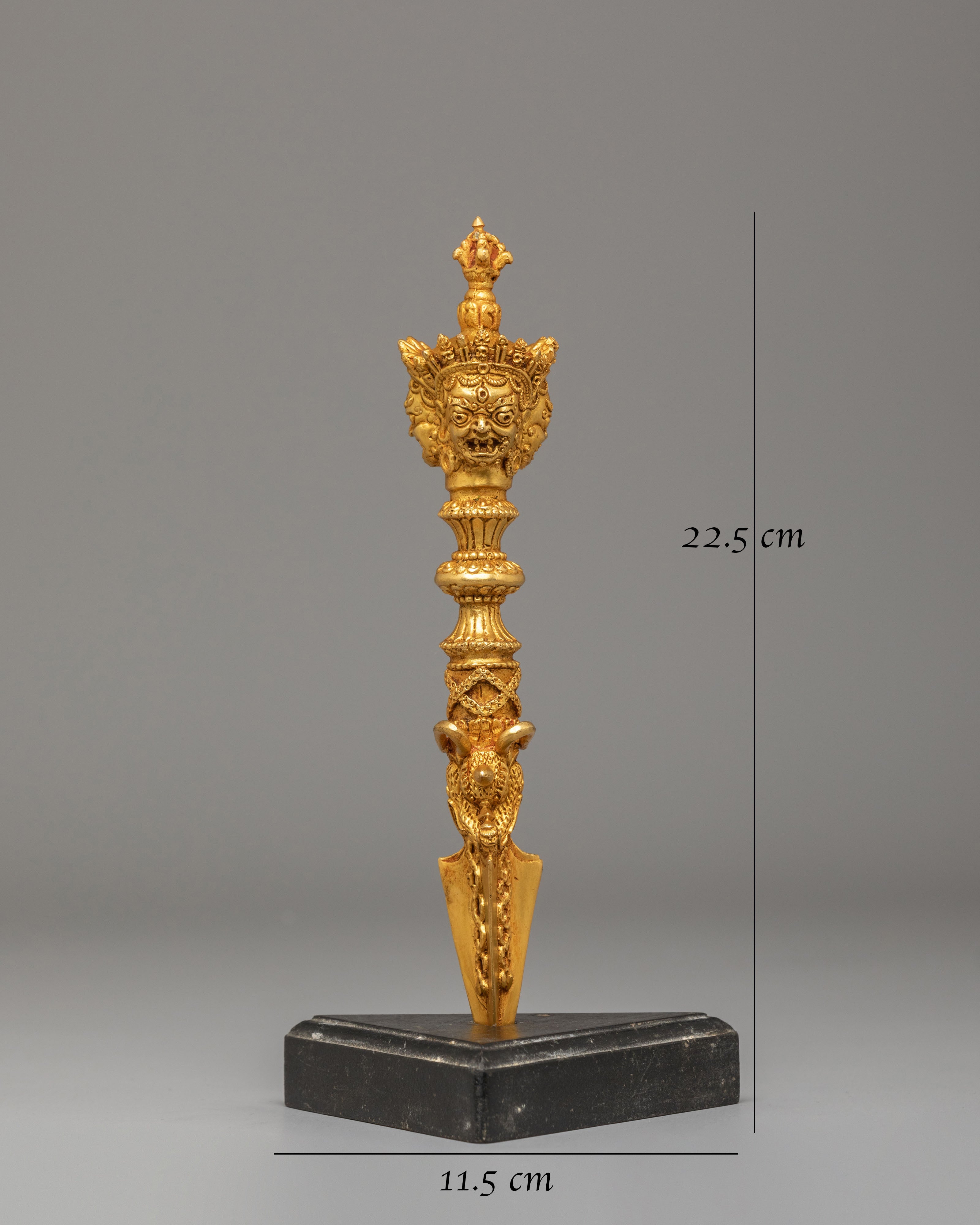 Traditional Tibetan Ritual Dagger Phurba | Sacred Tool for Spiritual Practice