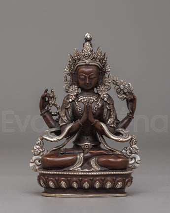 Four Arm Chenrezig Statue 