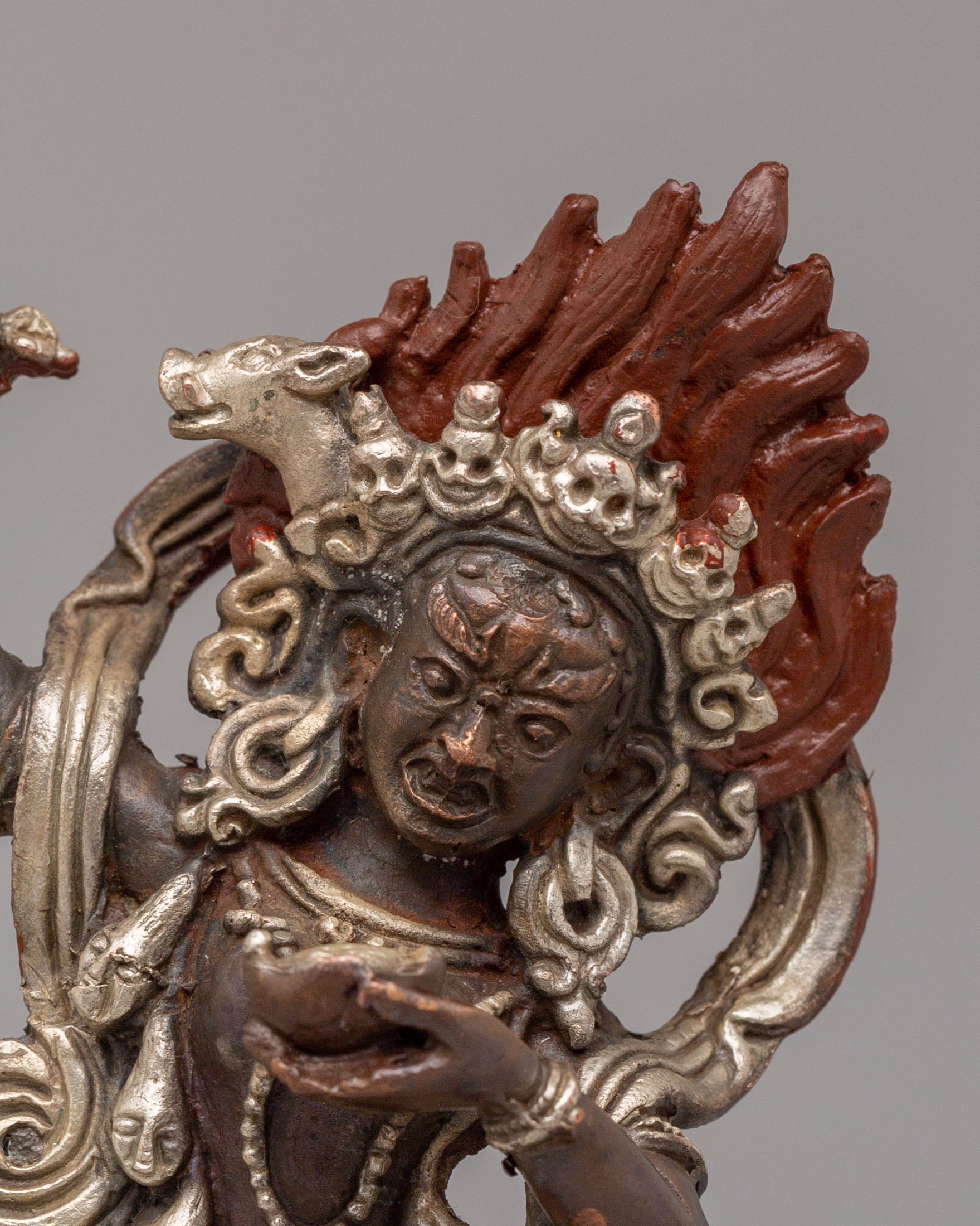 Tibetan Dorje Phagmo Sculpture | Sacred Vajrayana Altar Decor