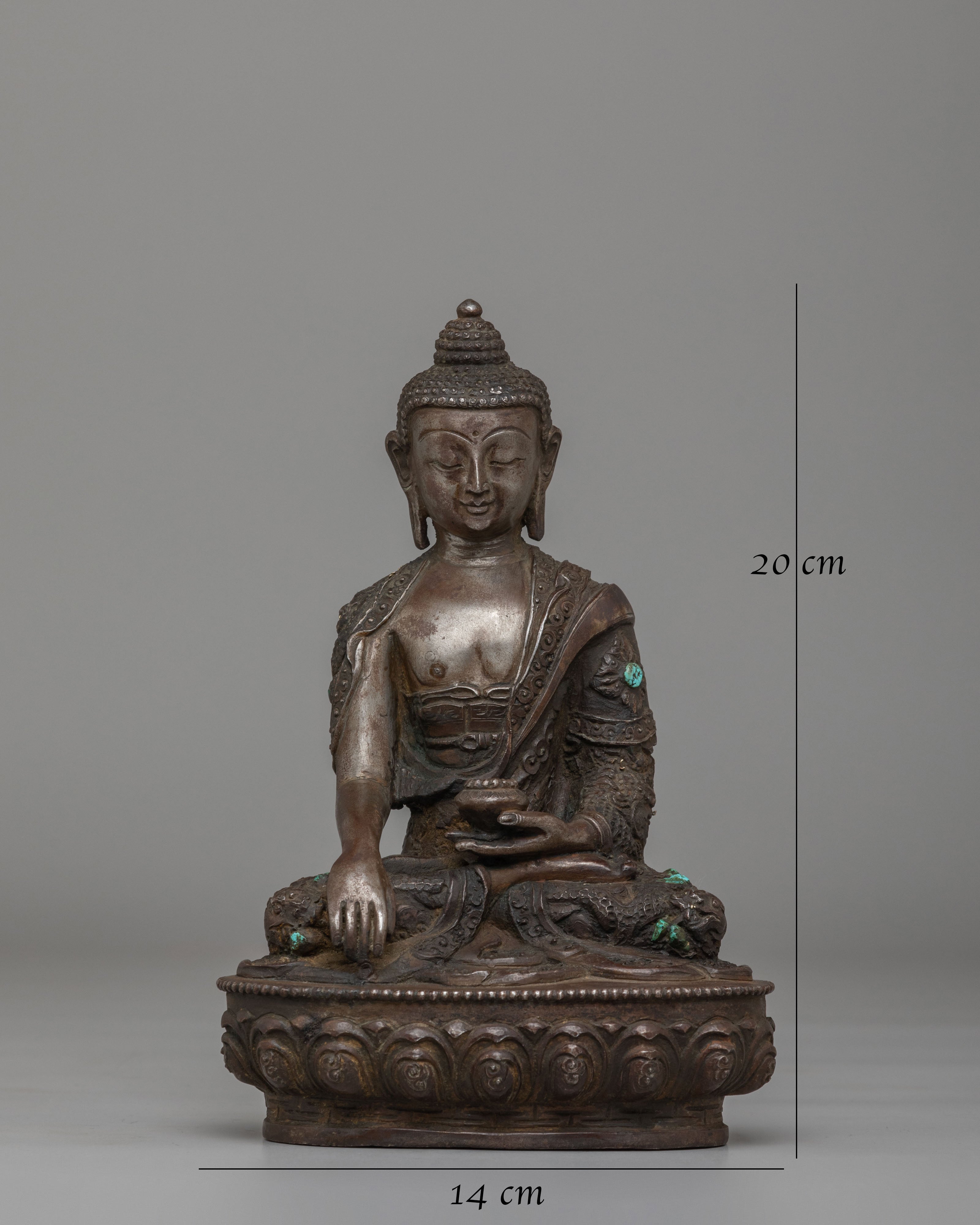 Enlightenment Shakyamuni Buddha Statue | Iron Buddha