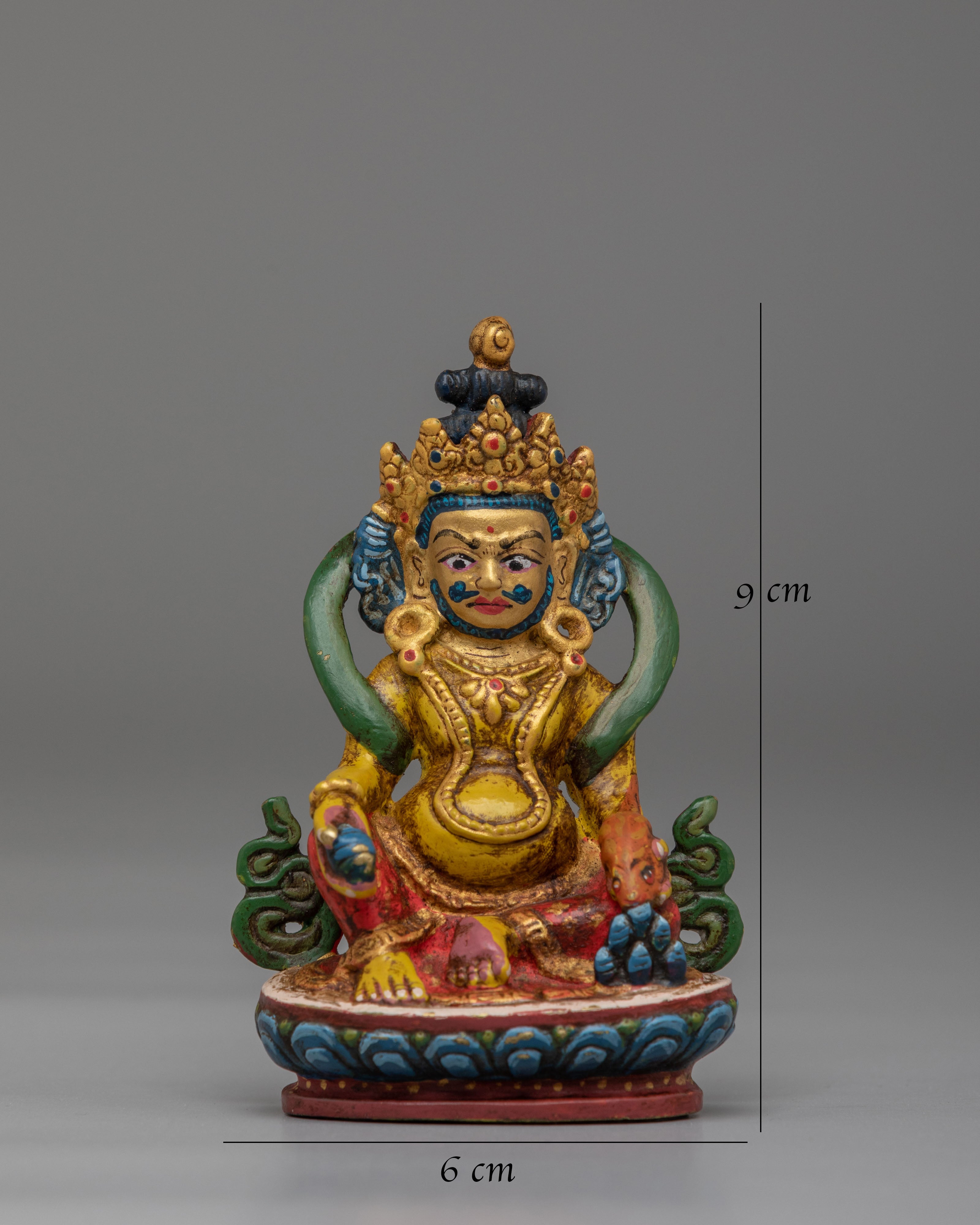 Himalayan Dzambhala Wealth God Statue | Spiritual Abundance Art