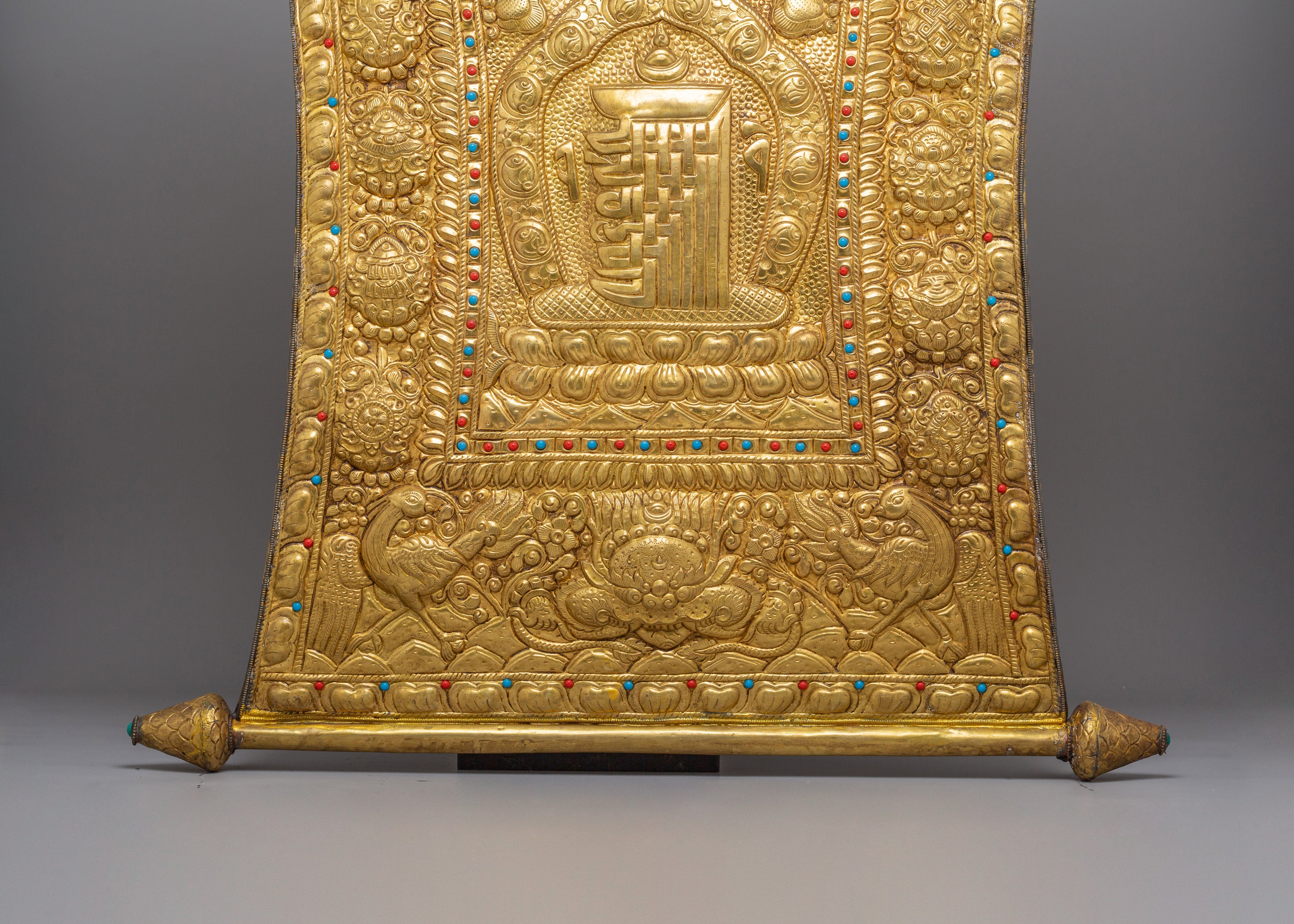 Kalachakra Metal Wall Hanging | Tibetan Buddhist Symbol