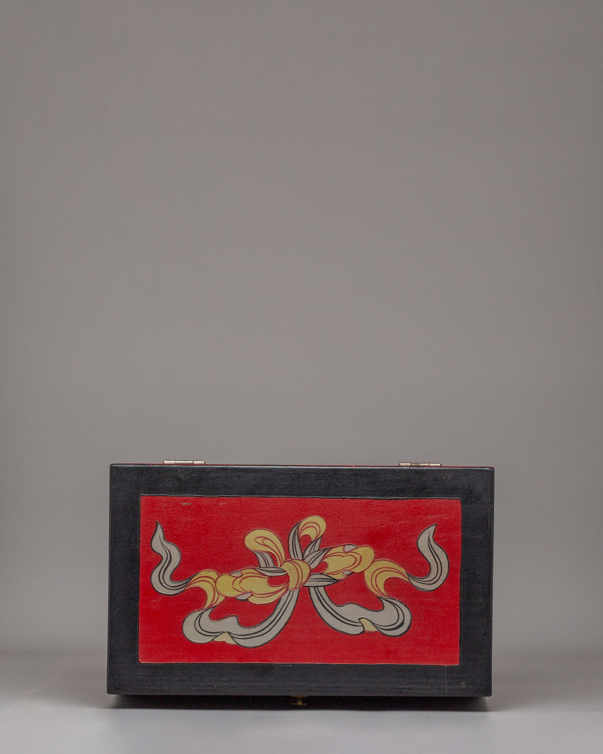 Handmade Treasure Wooden Box | Handcrafted Storage Chest with Painted Artwork