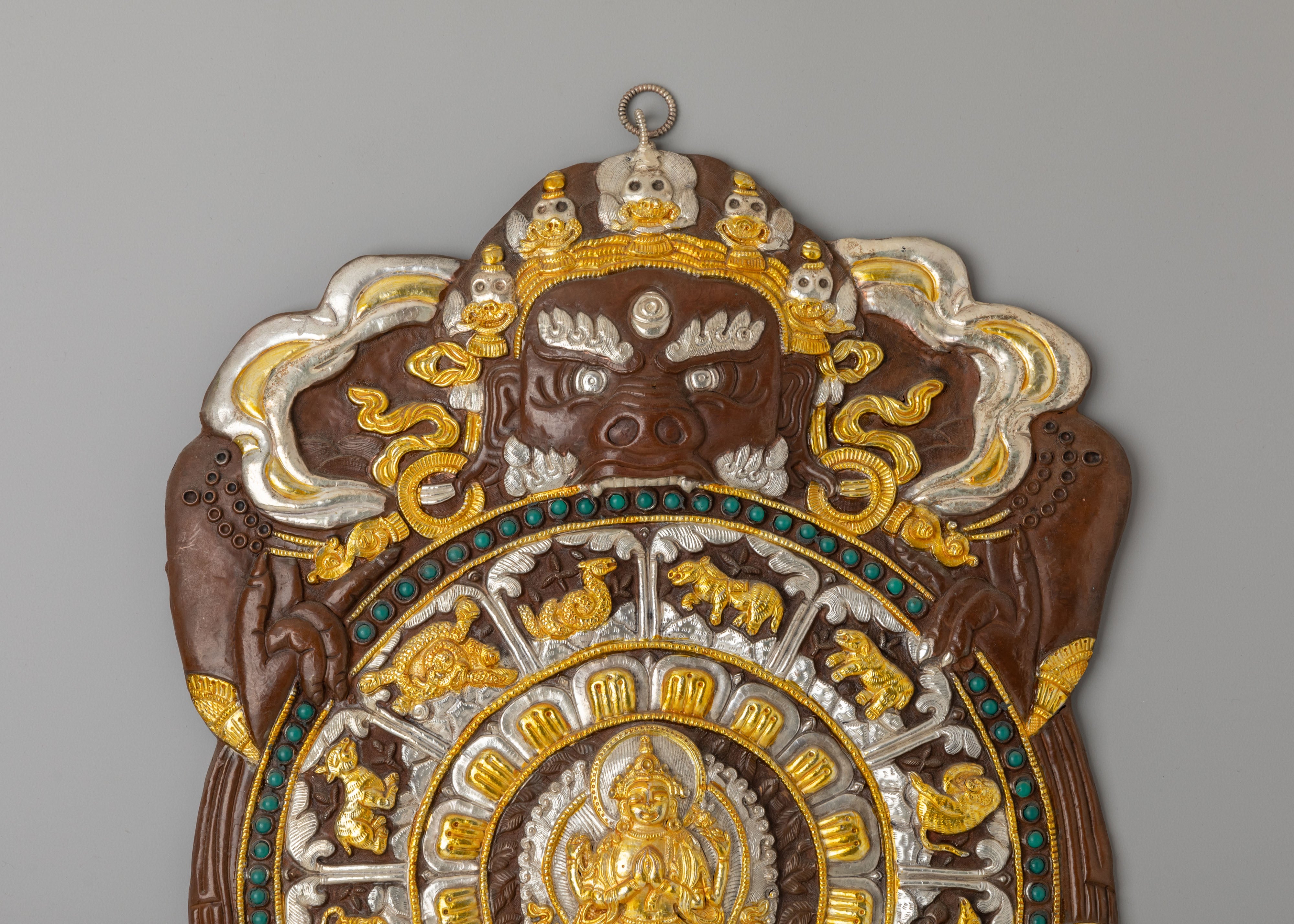 Tibetan Astrological Calendar Wall Hanging | Cultural Artwork