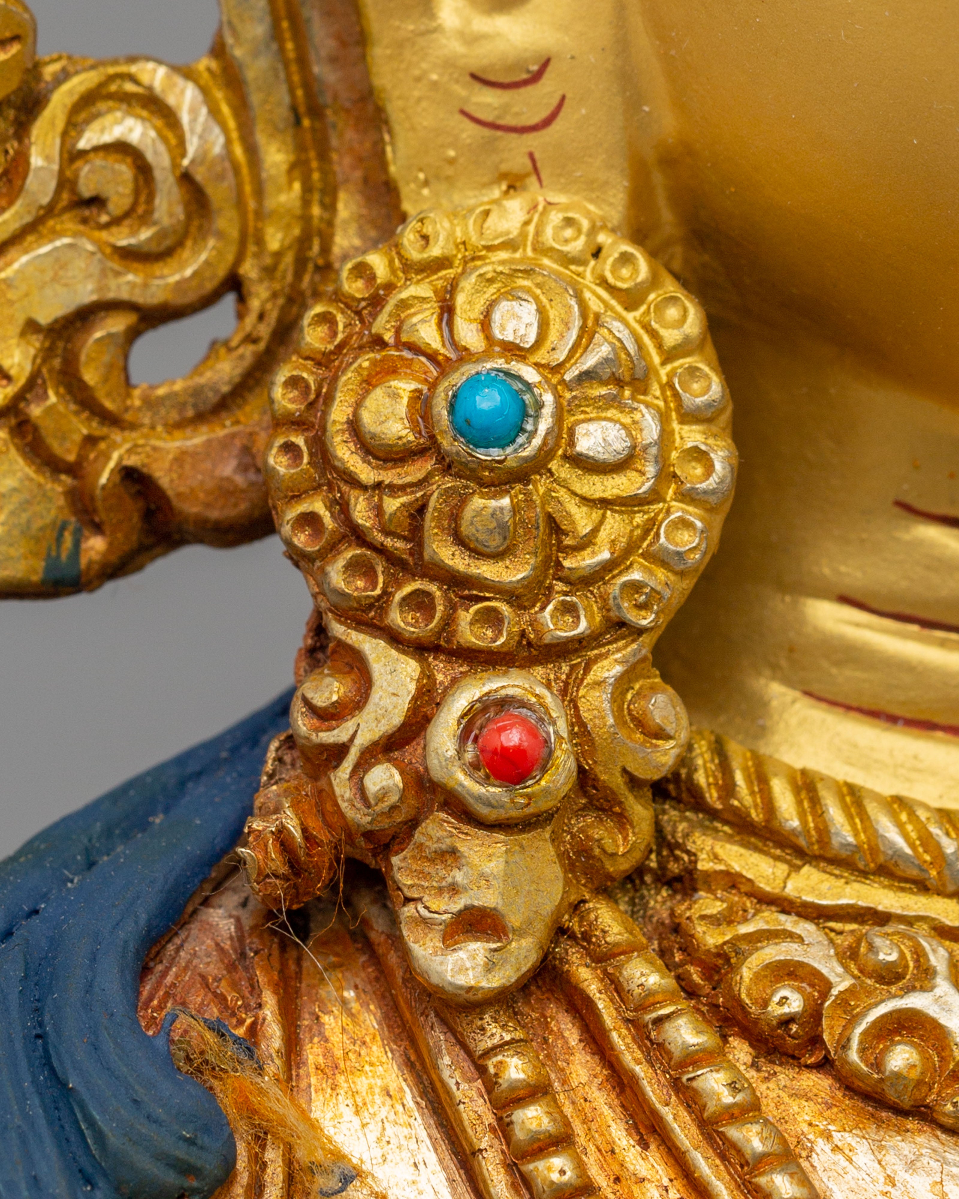 Manjushri Statue with Wisdom Sword | Tibetan Bodhisattva of Wisdom