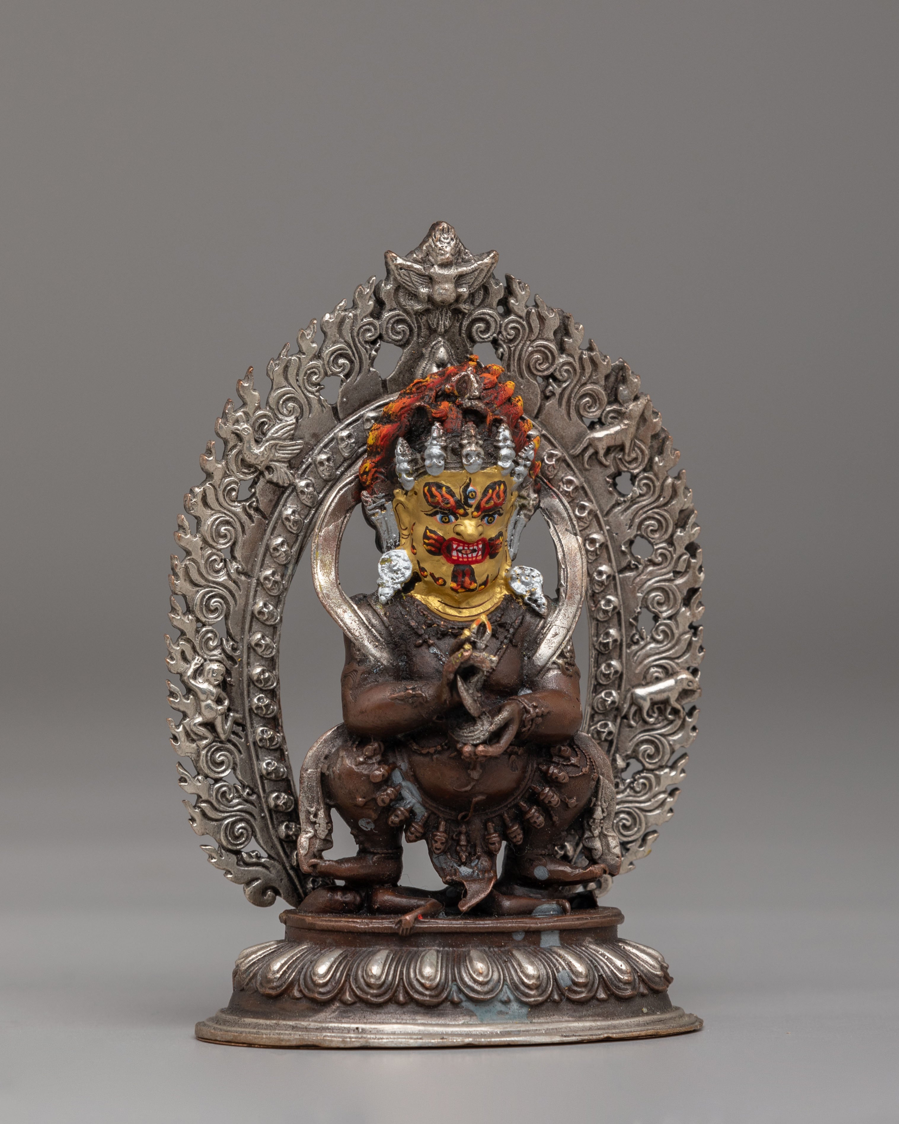 Sacred Mahakala Statue | Himalayan Artwork