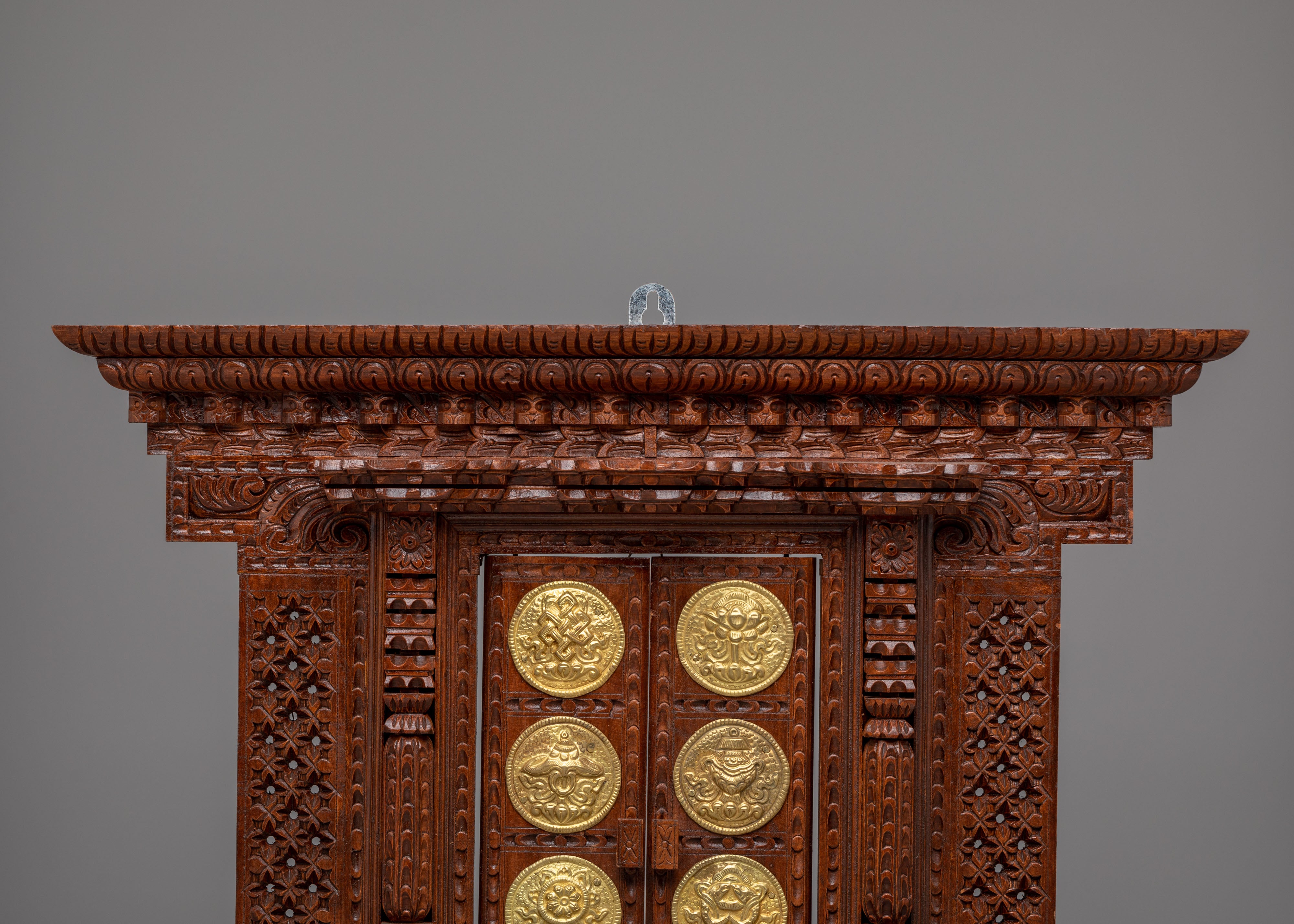 Ankhi Jhyal Wooden Wall Hanging | Handmade Wooden Artwork