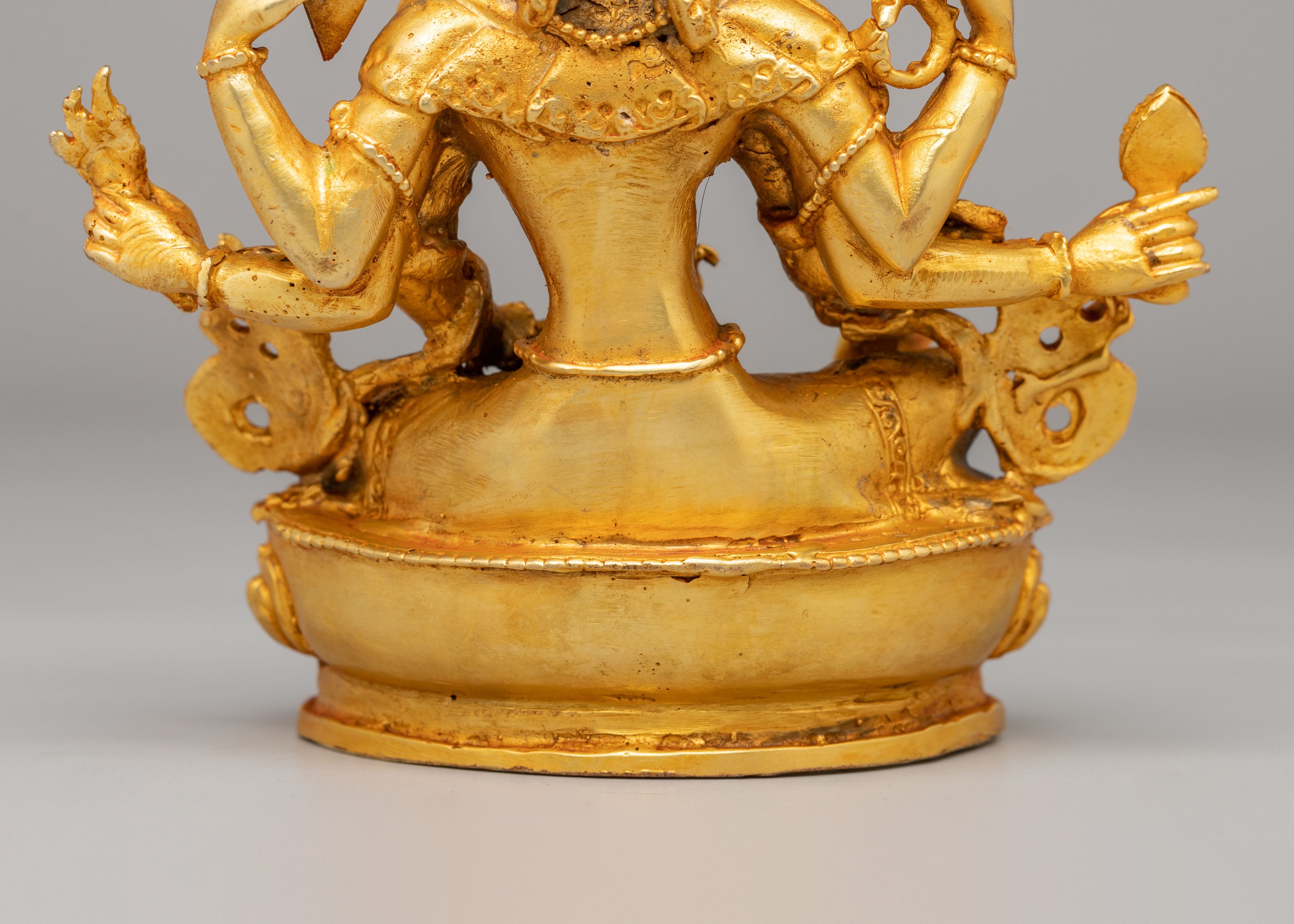 Wealth Deity Vasudhara Statue | Tibetan Goddess Figurine for Abundance