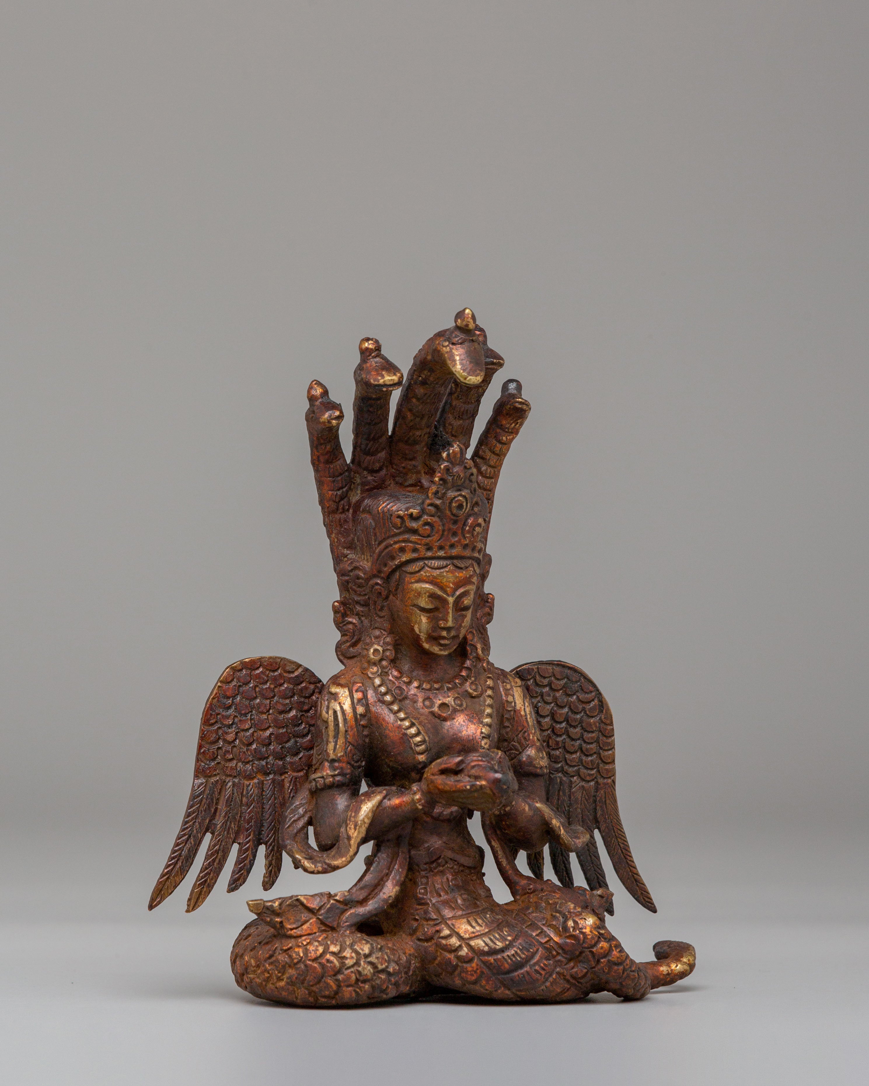 Handmade Nagkanya Statue for Protection | Guardian of the Underworld