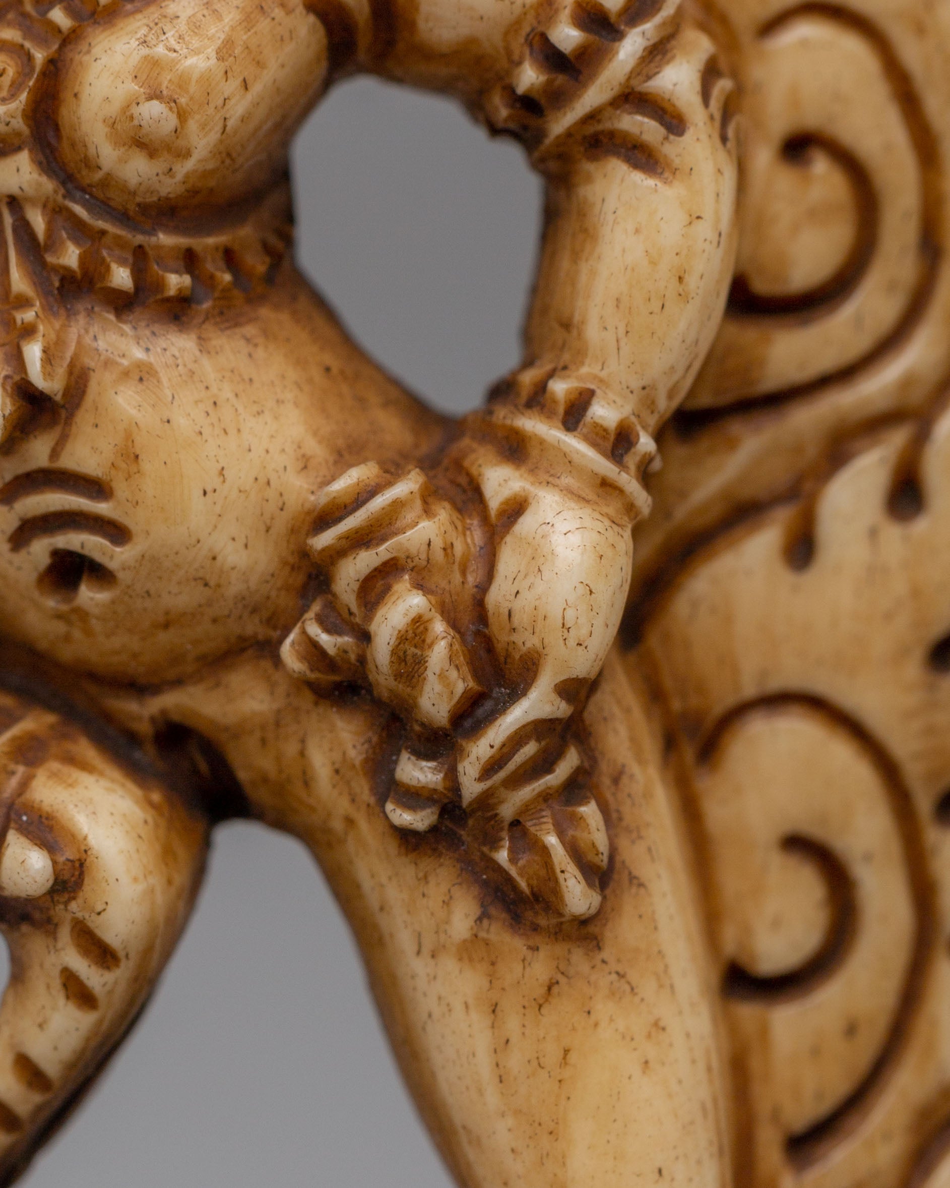 Tibetan Bone Sculpture | Handcrafted Tibetan Artifacts