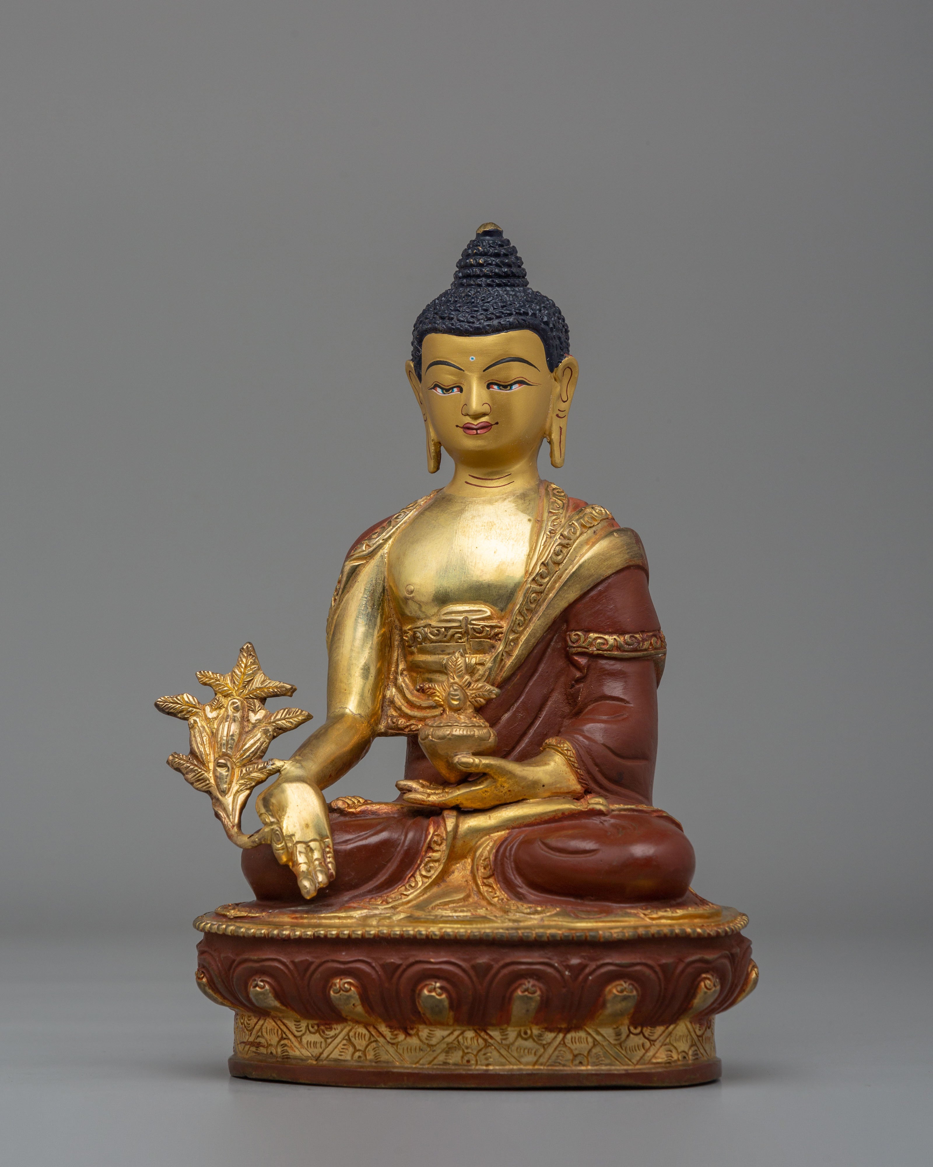 Medicine Buddha Healing Deity Statue | Tibetan Artwork