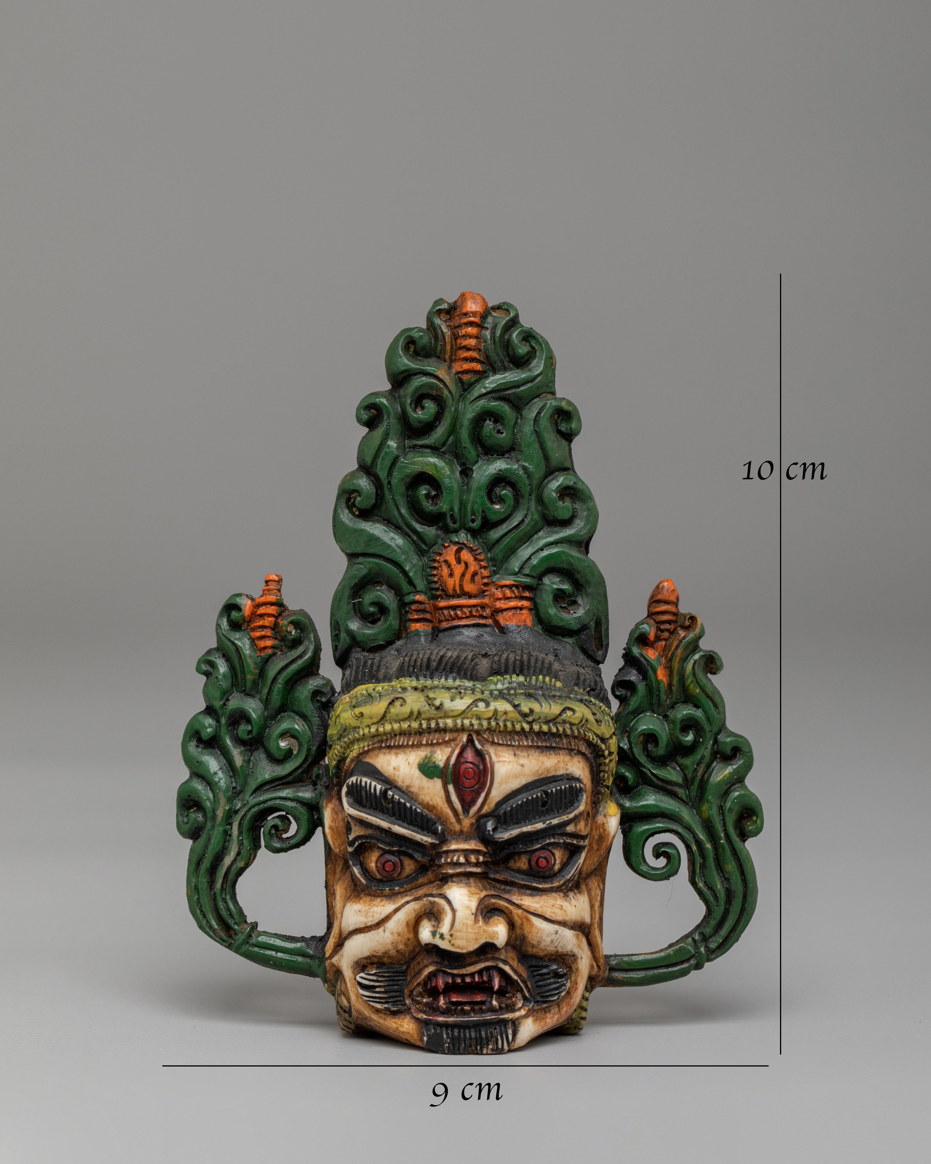 Handcrafted Mahakala Head | Tibetan Art