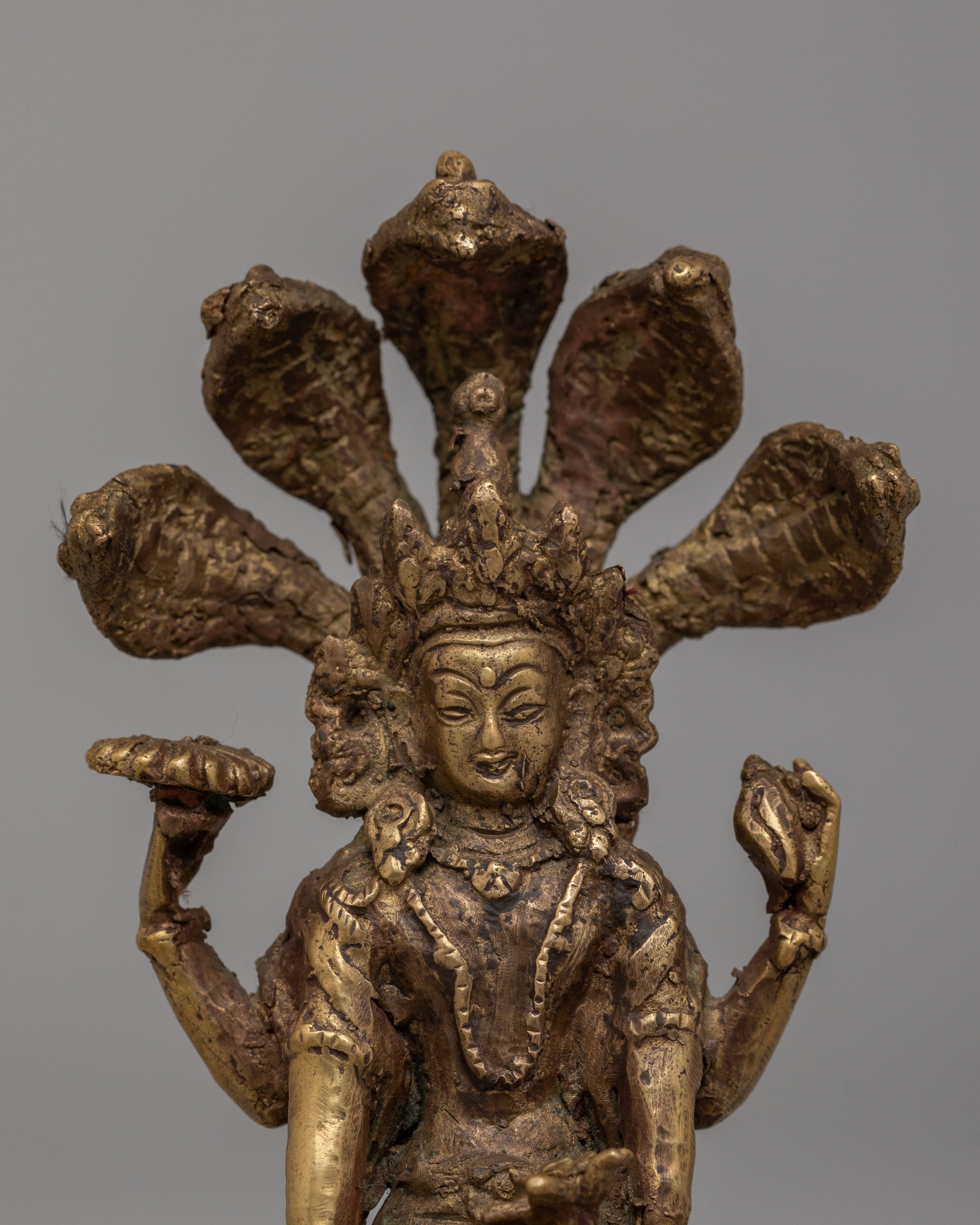 Sacred Vishnu Statue | Hindu Deity Figurine