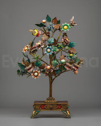 Buddhist Wish Fulfilling Seven Jewel Tree