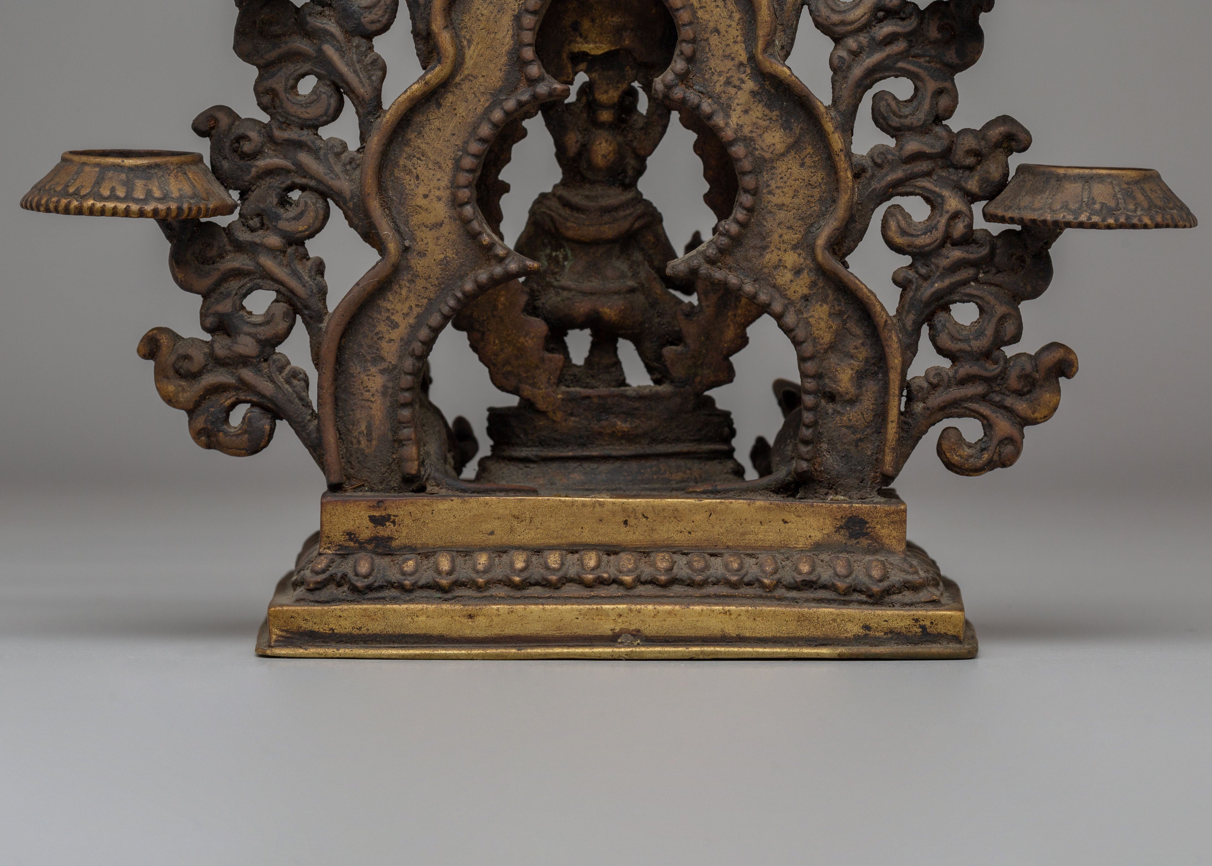 Handcrafted Ganesh Oil Lamp | Brass Lamp