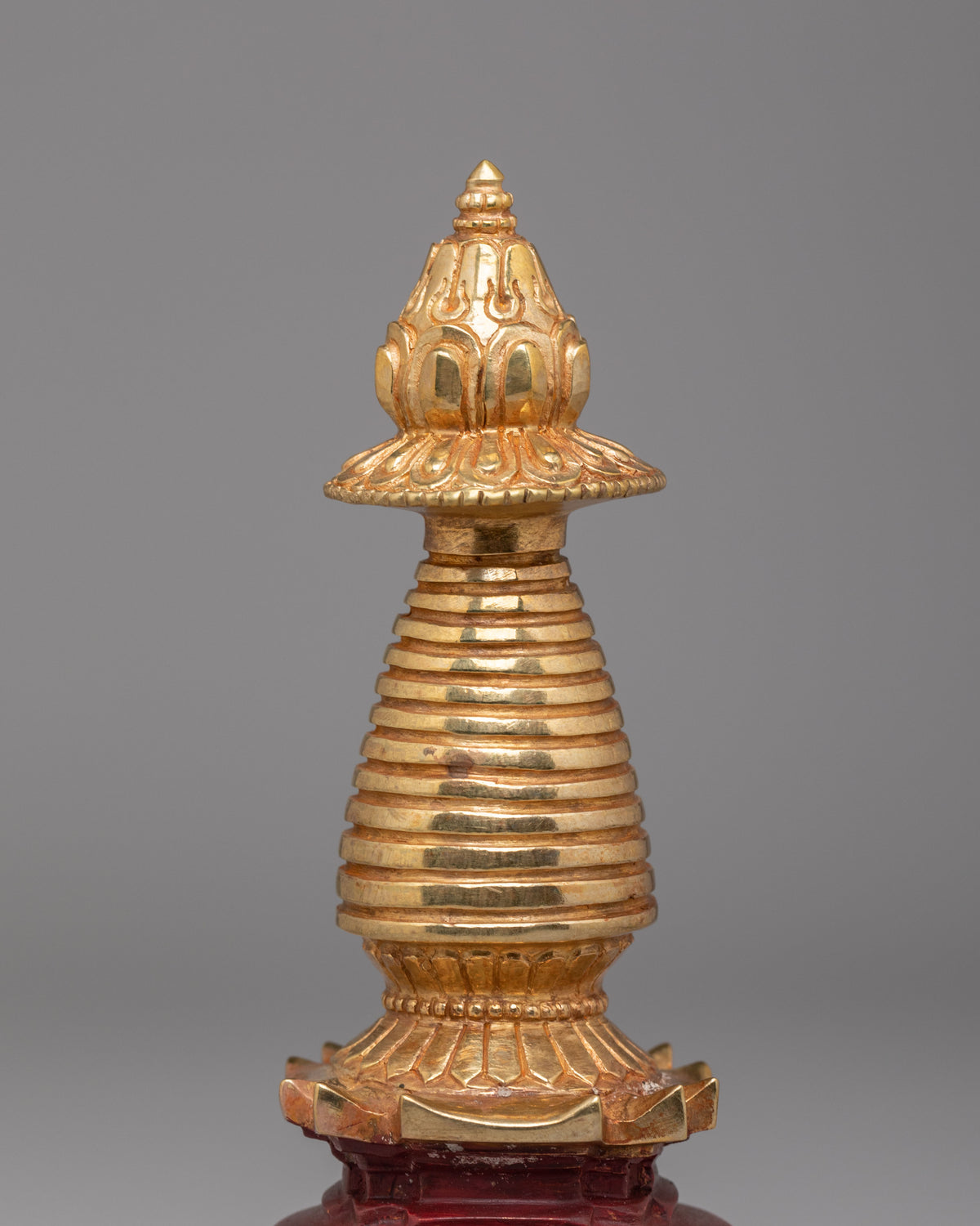 Handcrafted Kadampa Altar Stupa | Sacred Buddhist Shrine Decor