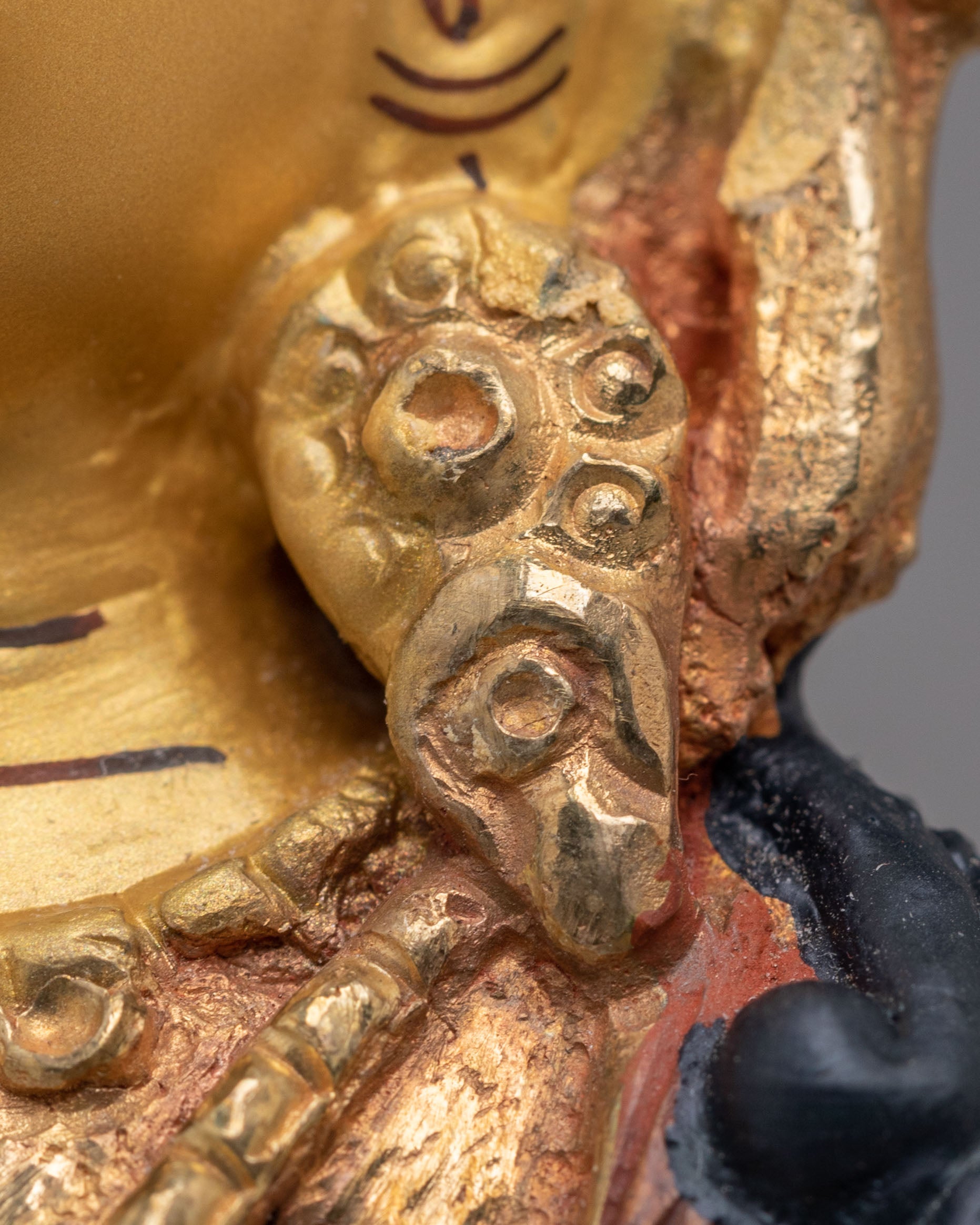 Sacred Amitayus Sculpture For Wisdom | Handcrafted Tibetan Art