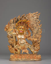 Tibetan Altar Vajrapani Sculpture   