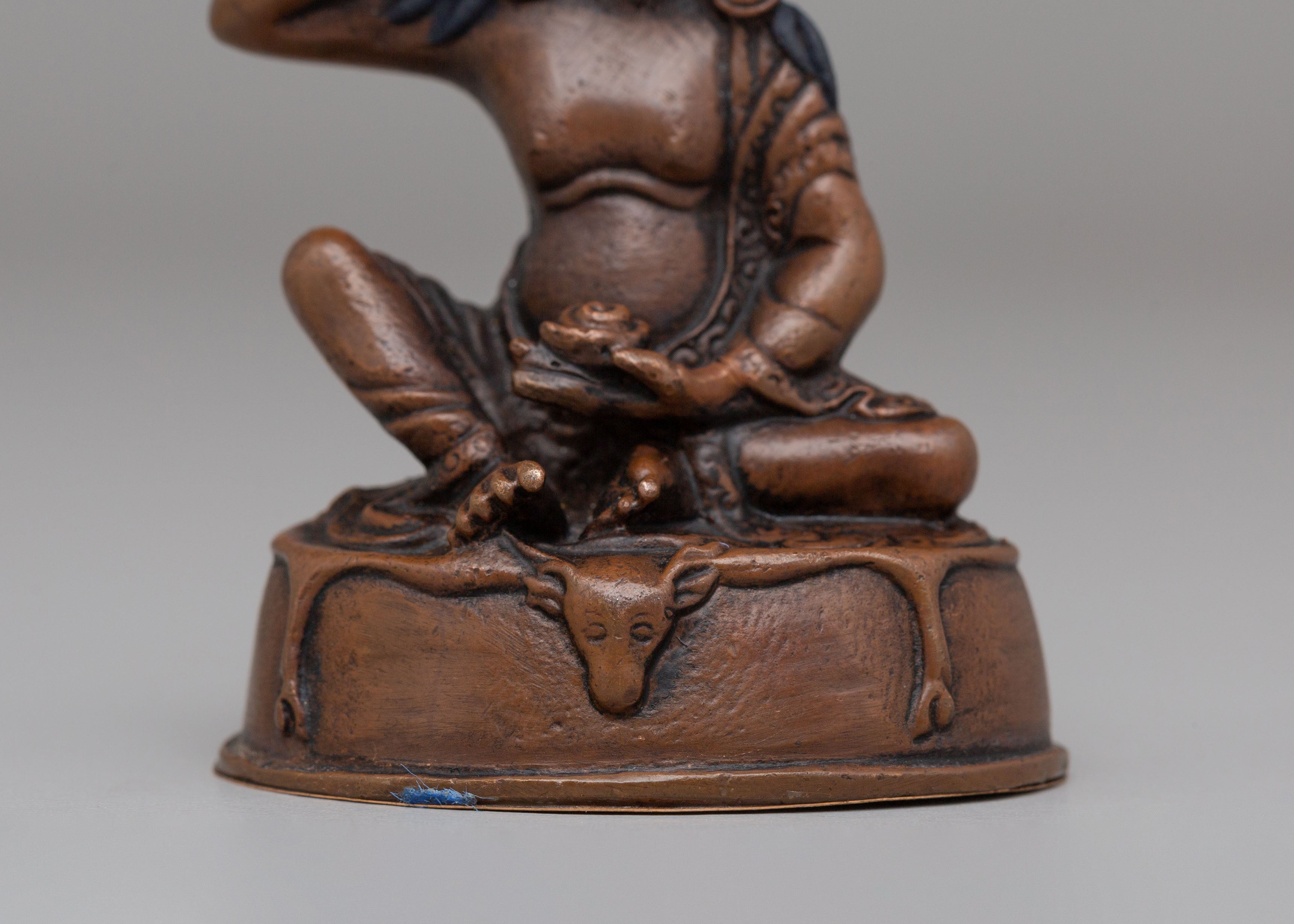 Milarepa Buddhist Statue | Oxidized Copper Tibetan Yogi