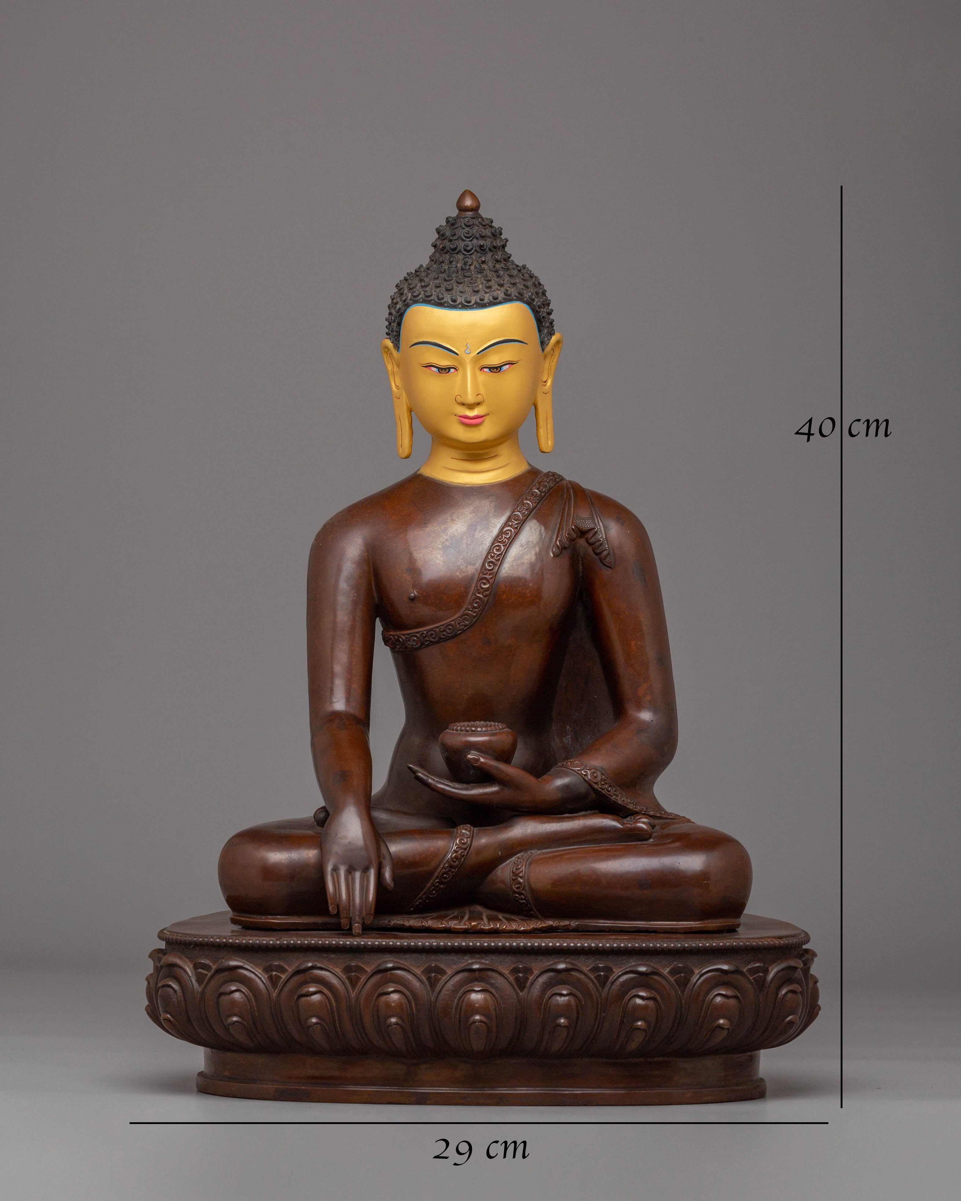 Handmade Tibetan Shakyamuni Buddha | Gautama Buddha Sculpture