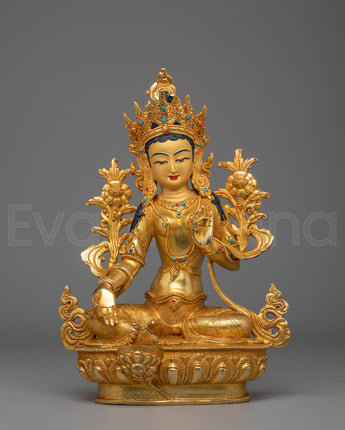 Green Tara Goddess Statue 