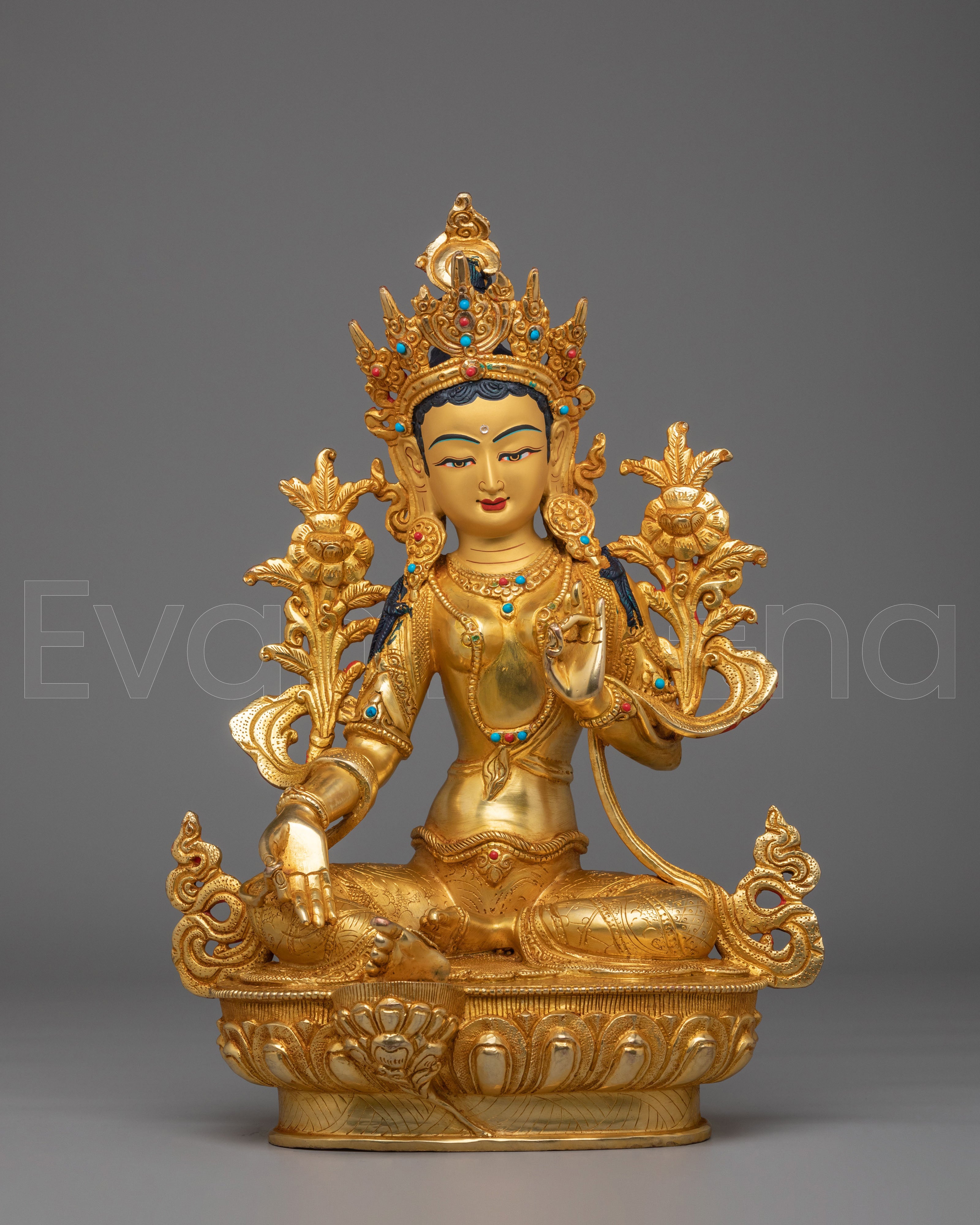 Green Tara Goddess Statue 