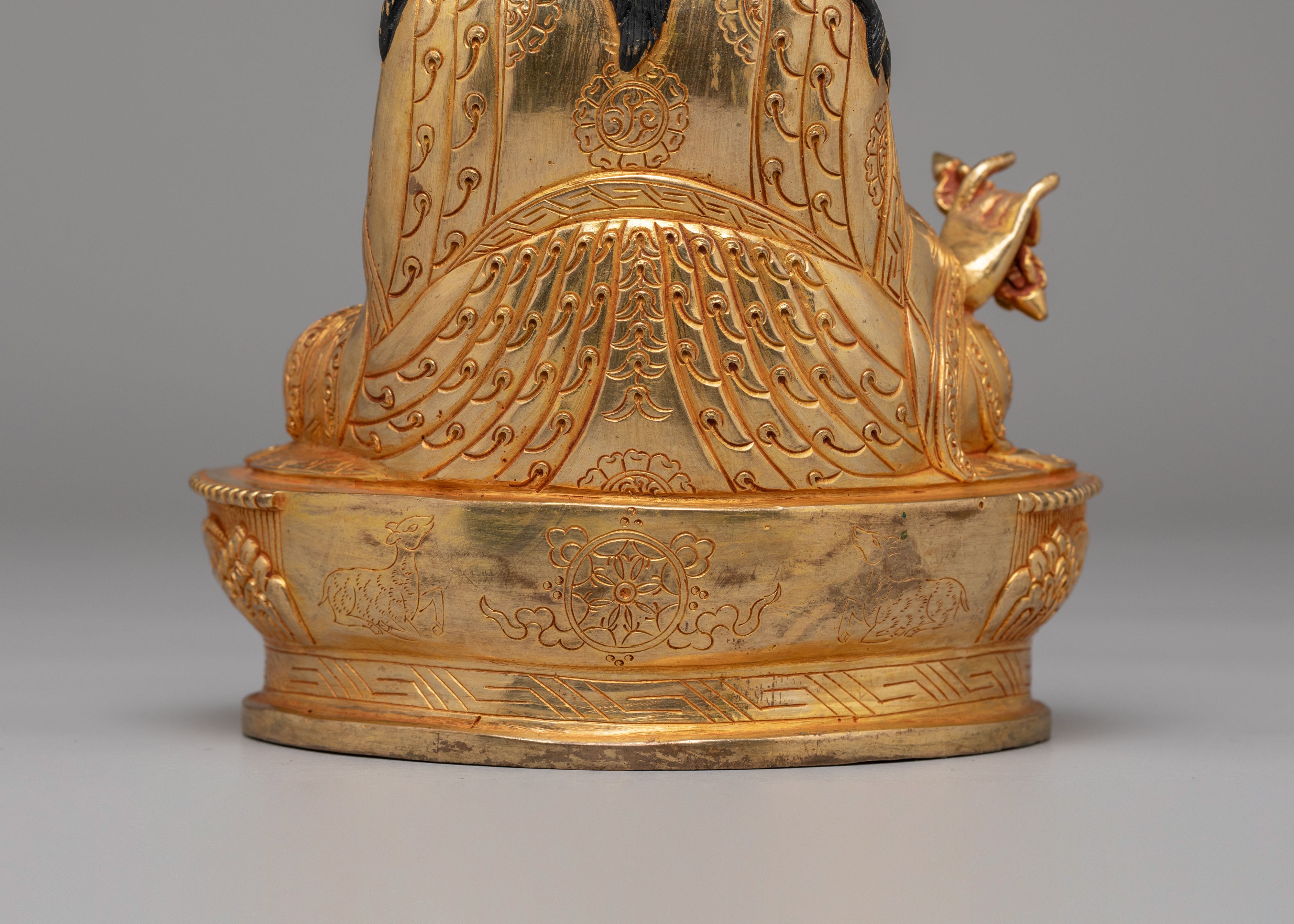 Sacred Altar Guru Rinpoche Statue | Tibetan Copper Statue